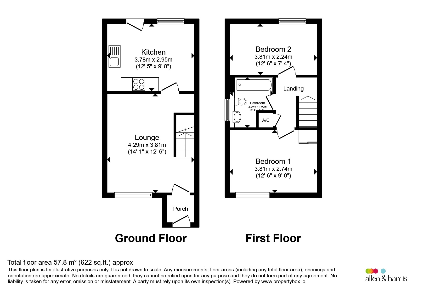 13, Over Innox, Frome floorplan