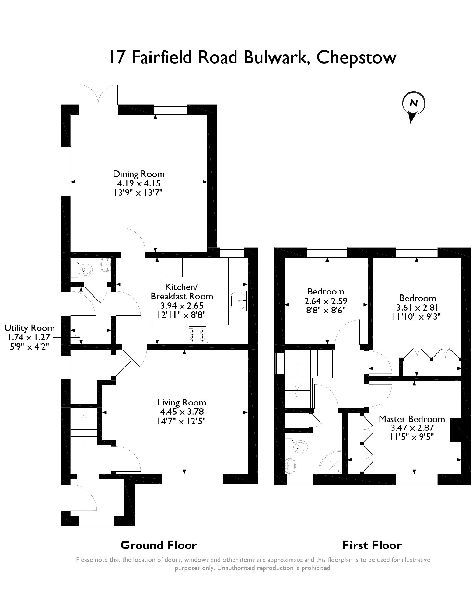 3 Bedrooms Semi-detached house for sale in Fairfield Road, Chepstow, Monmouthshire NP16