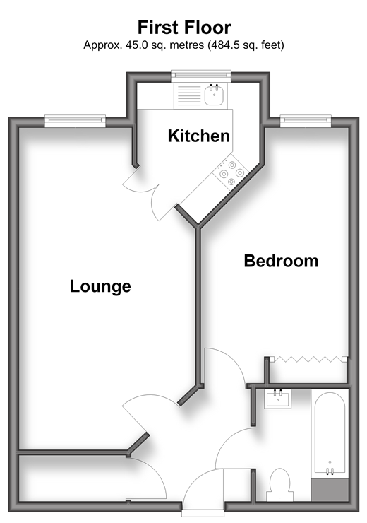Queens Crescent, Southsea floorplan