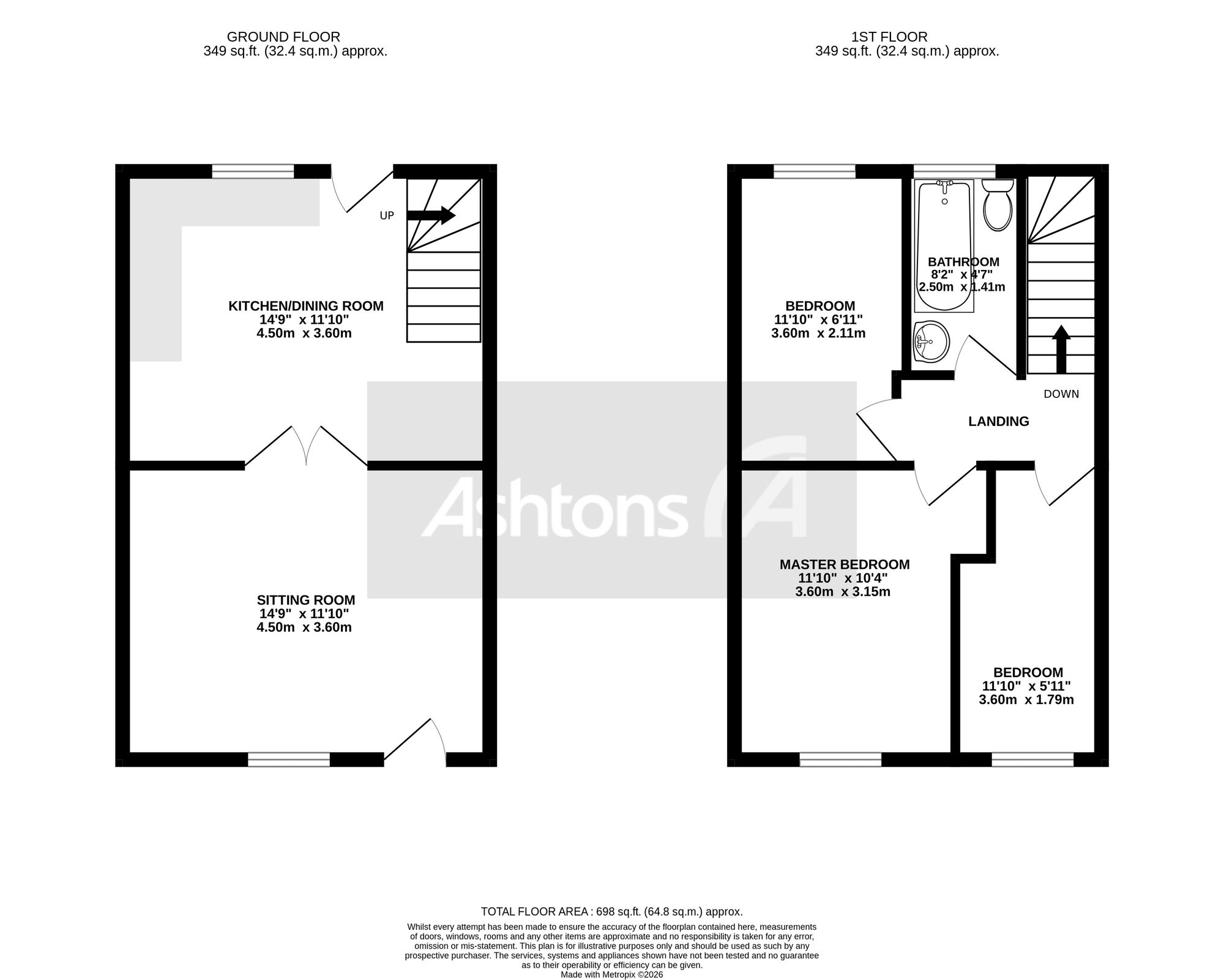 30 School Street, Warrington floorplan