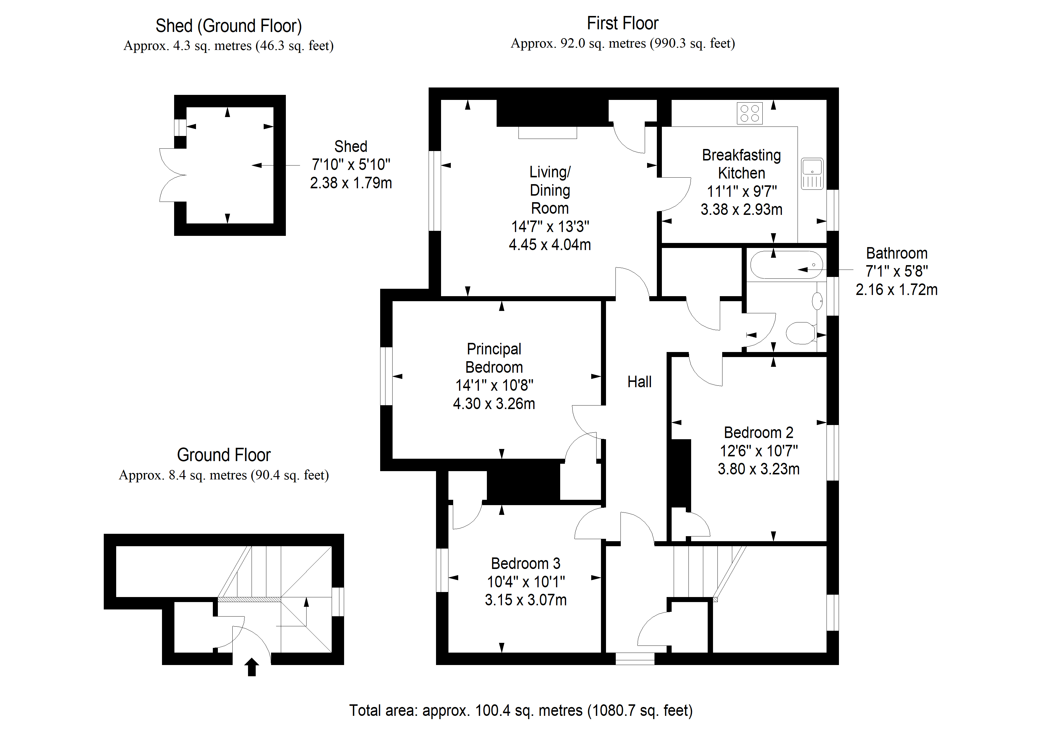 11, Parsonspool, Dunbar floorplan