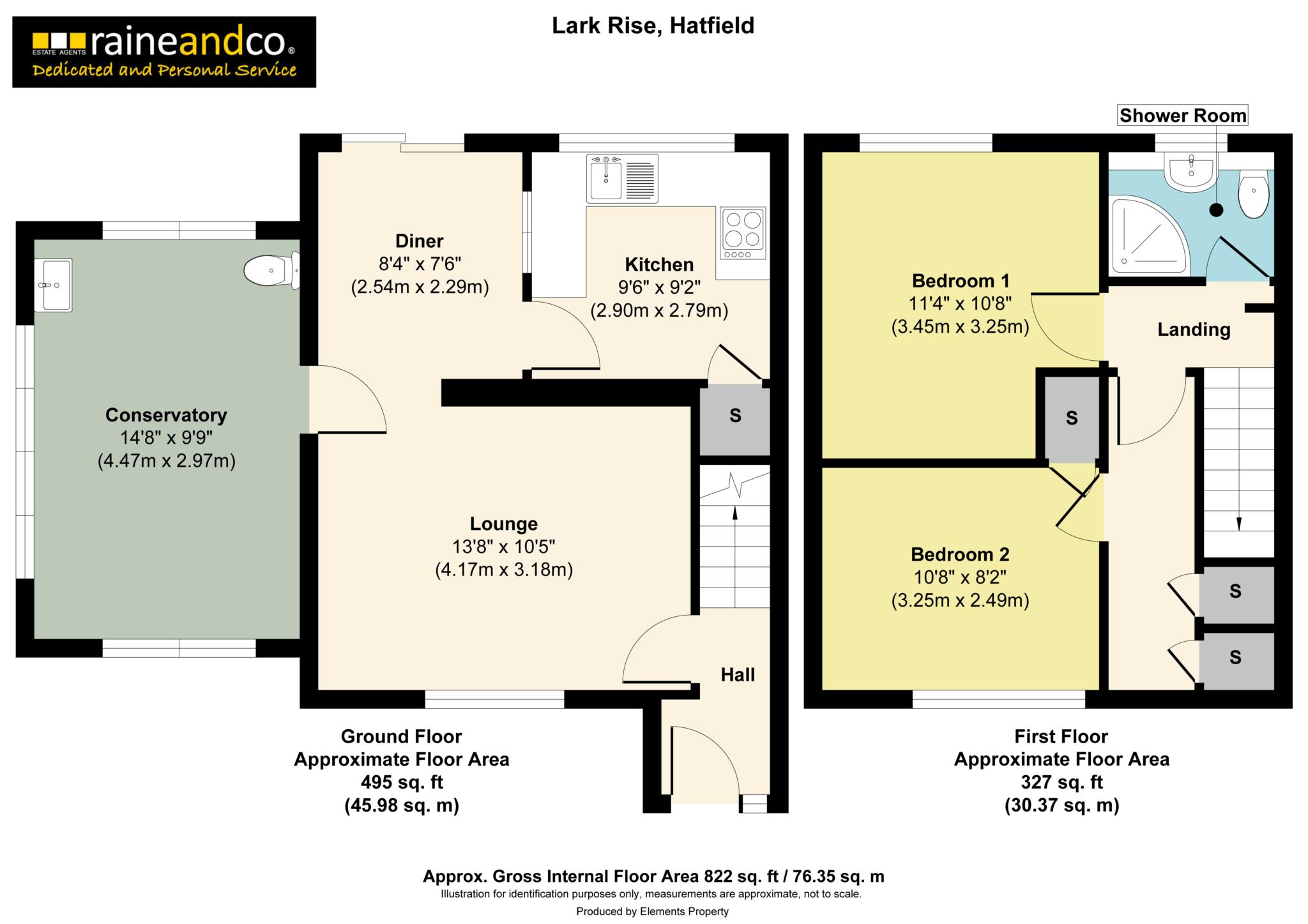47, Lark Rise, Hatfield floorplan