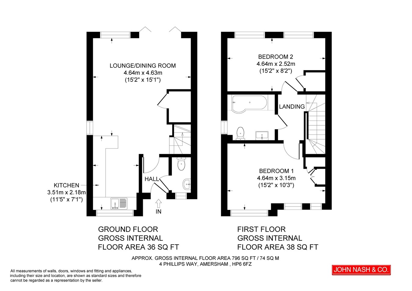 Phillips Way, Amersham, HP6 floorplan