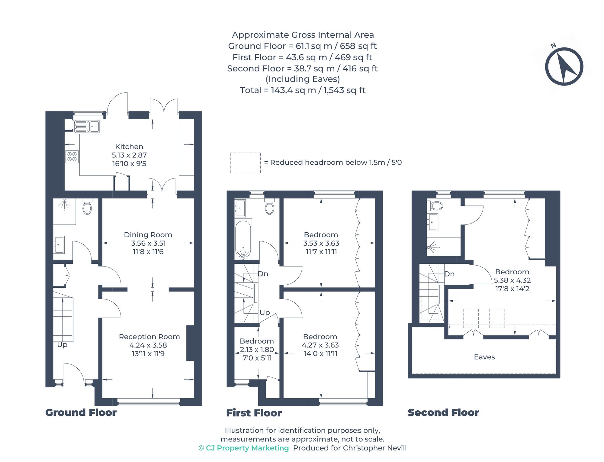 107 Granville Road, Uxbridge floorplan