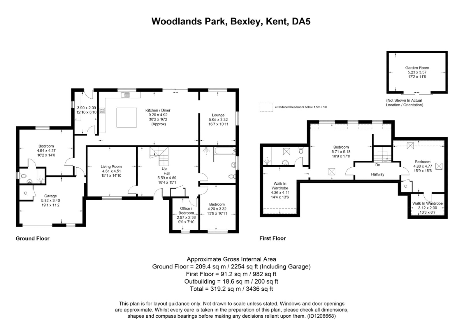 10, Woodlands Park, Kent floorplan