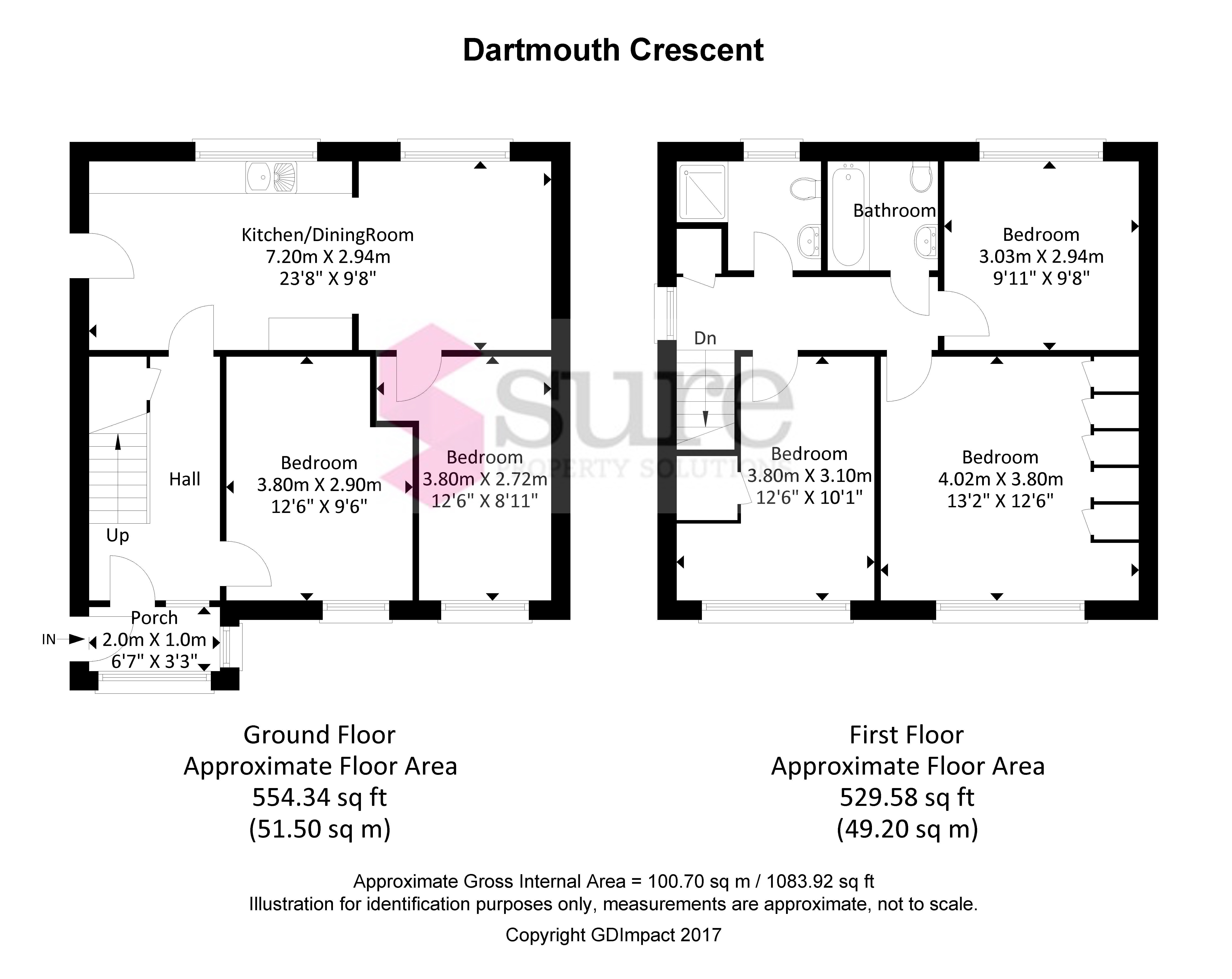 Dartmouth Crescent, Brighton floorplan