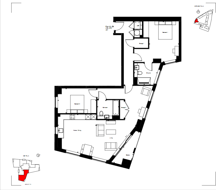 Flat 63, Haydn Tower, 50, Wandsworth Road, London floorplan