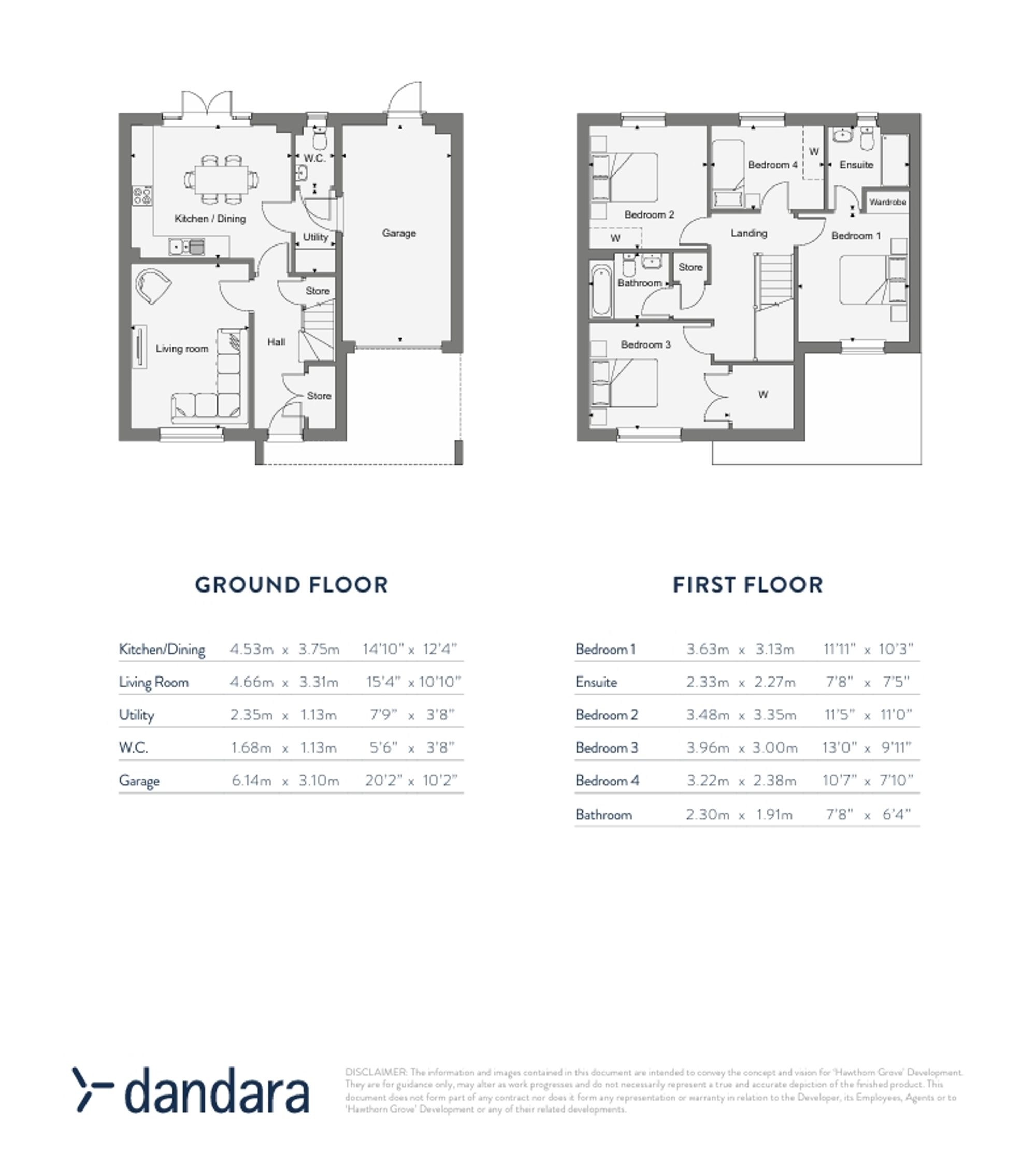 13, The Chawton V1, Hawthorn Grove, North Mundham, Chichester floorplan