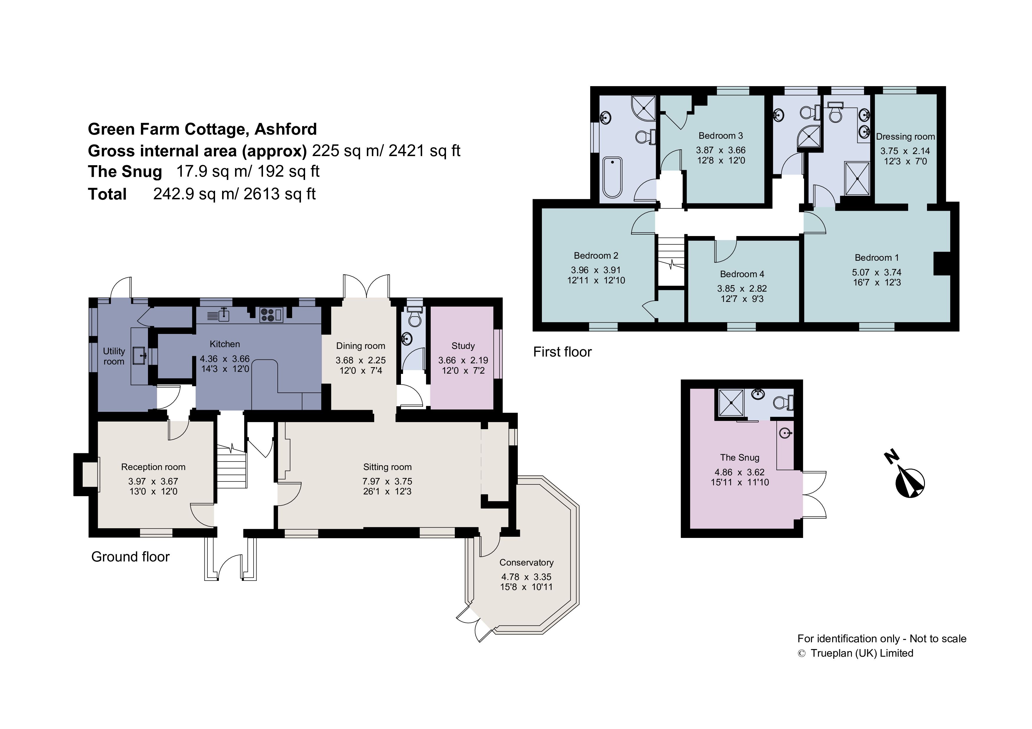 Green Farm Cottage,, Church Lane, Ashford floorplan