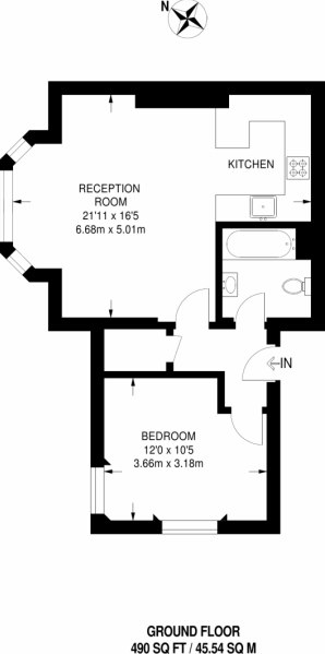 1 Bedrooms Flat to rent in 13 Westwood Hill, London SE26
