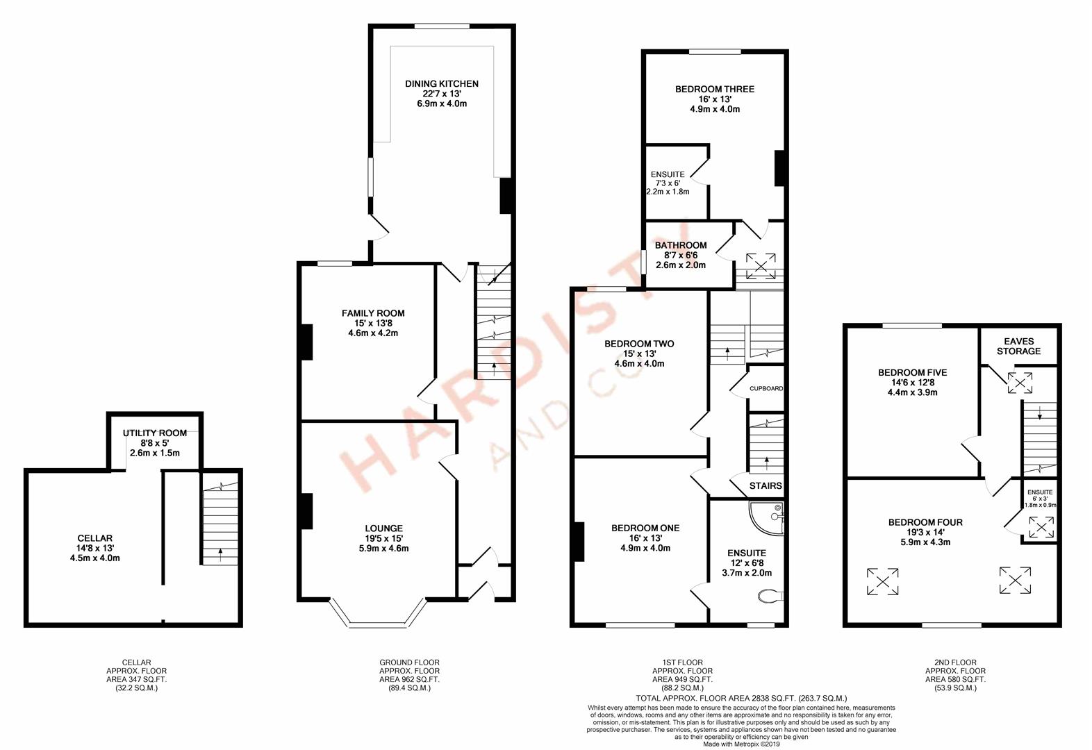 5 Bedrooms Terraced house for sale in Micklefield Lane, Rawdon, Leeds LS19