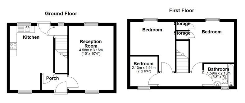 13, Meadway, Rochdale floorplan