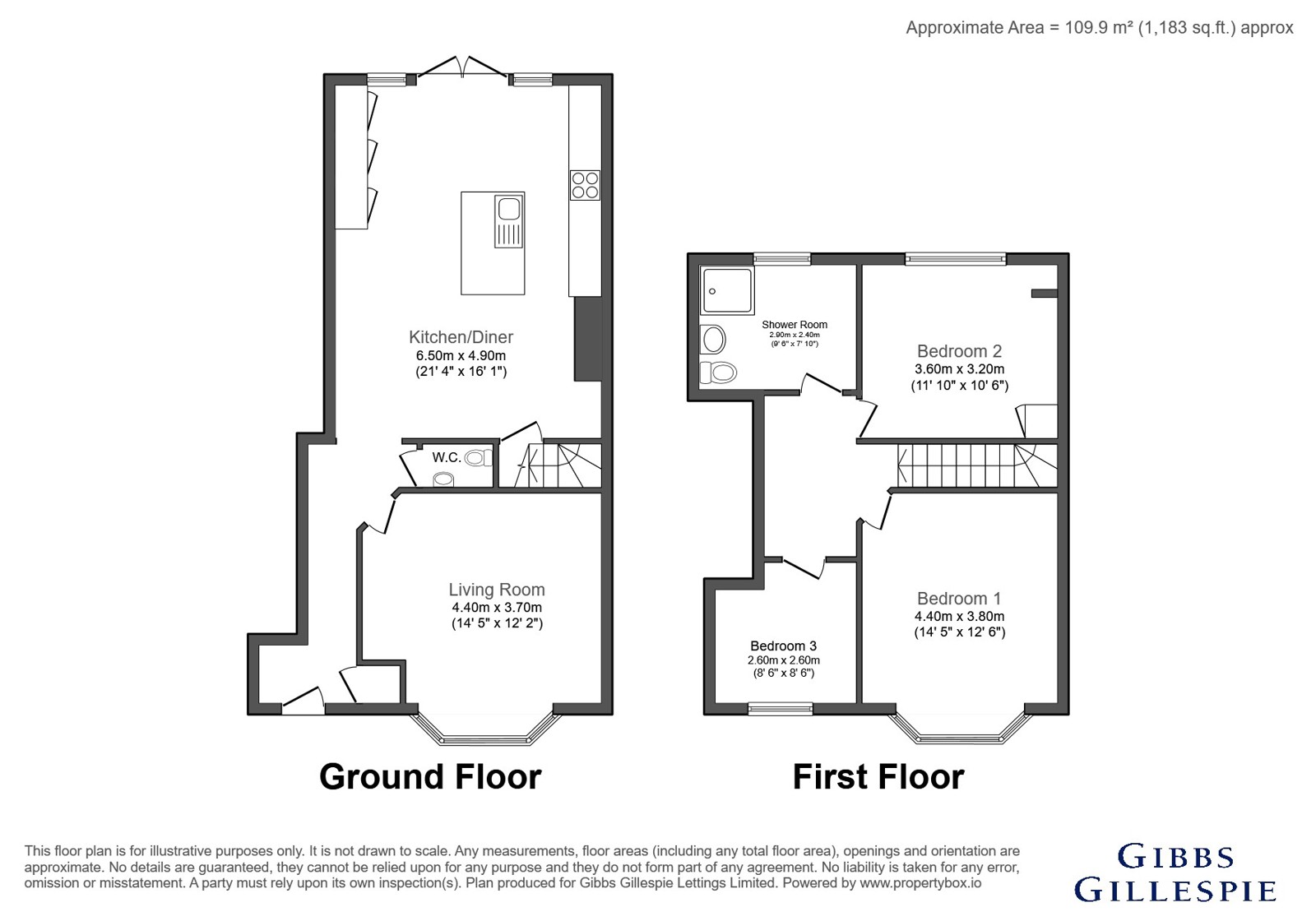 166, Whitchurch Lane, Edgware floorplan