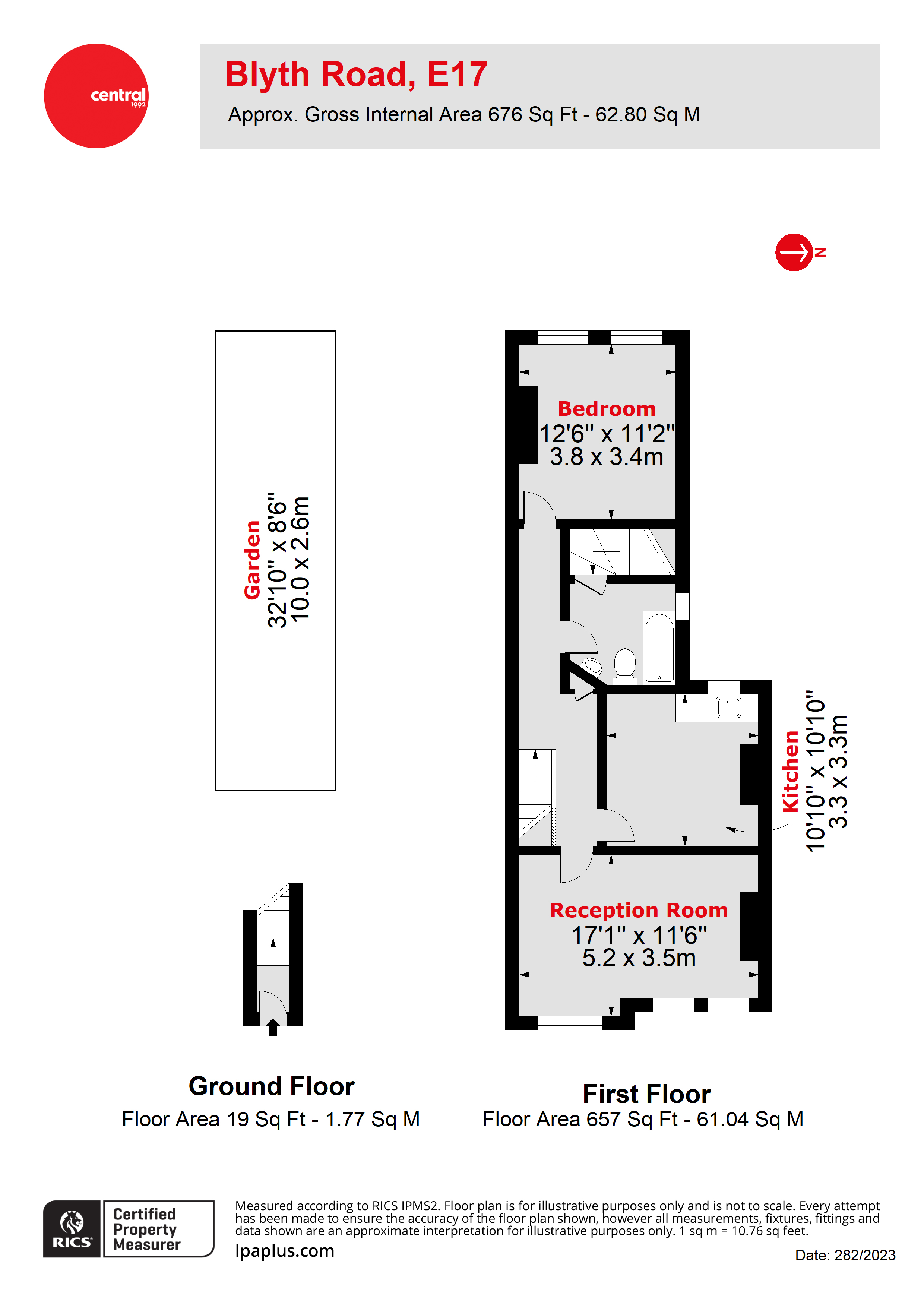 Blyth Road, Walthamstow, London E17, 1 bedroom flat for sale 64050858