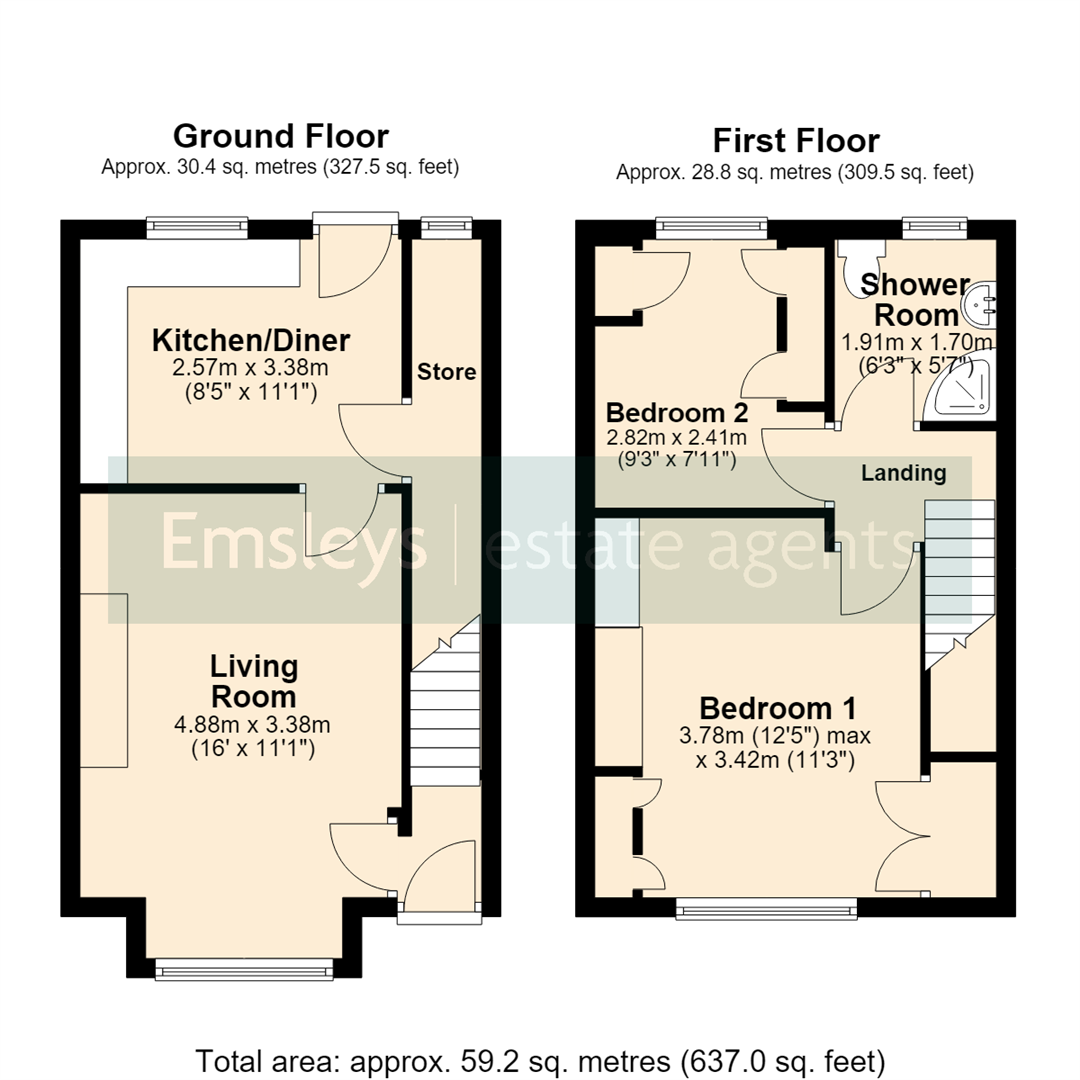 5, Overdale Terrace, Leeds floorplan