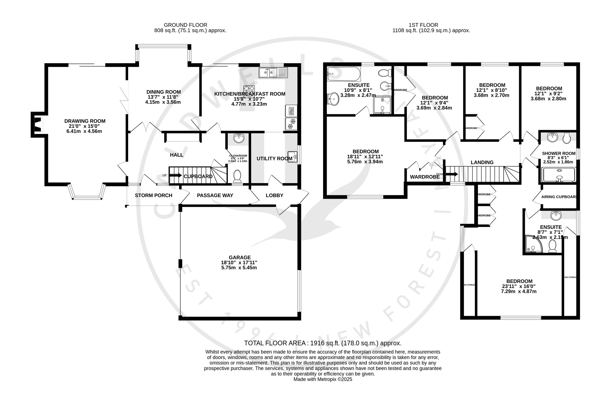 9, Saxon Place, Lymington floorplan