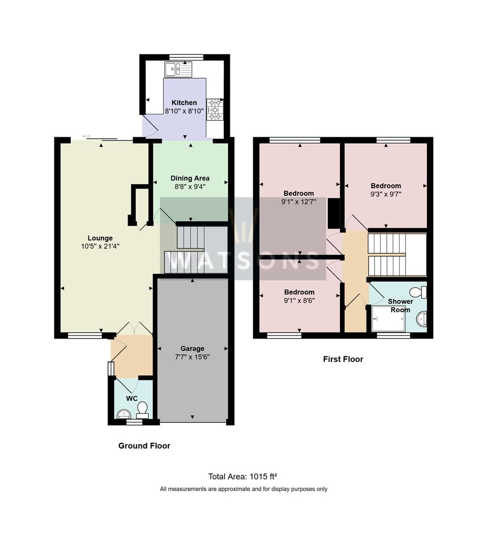 250, Grasmere Way, Leighton Buzzard floorplan