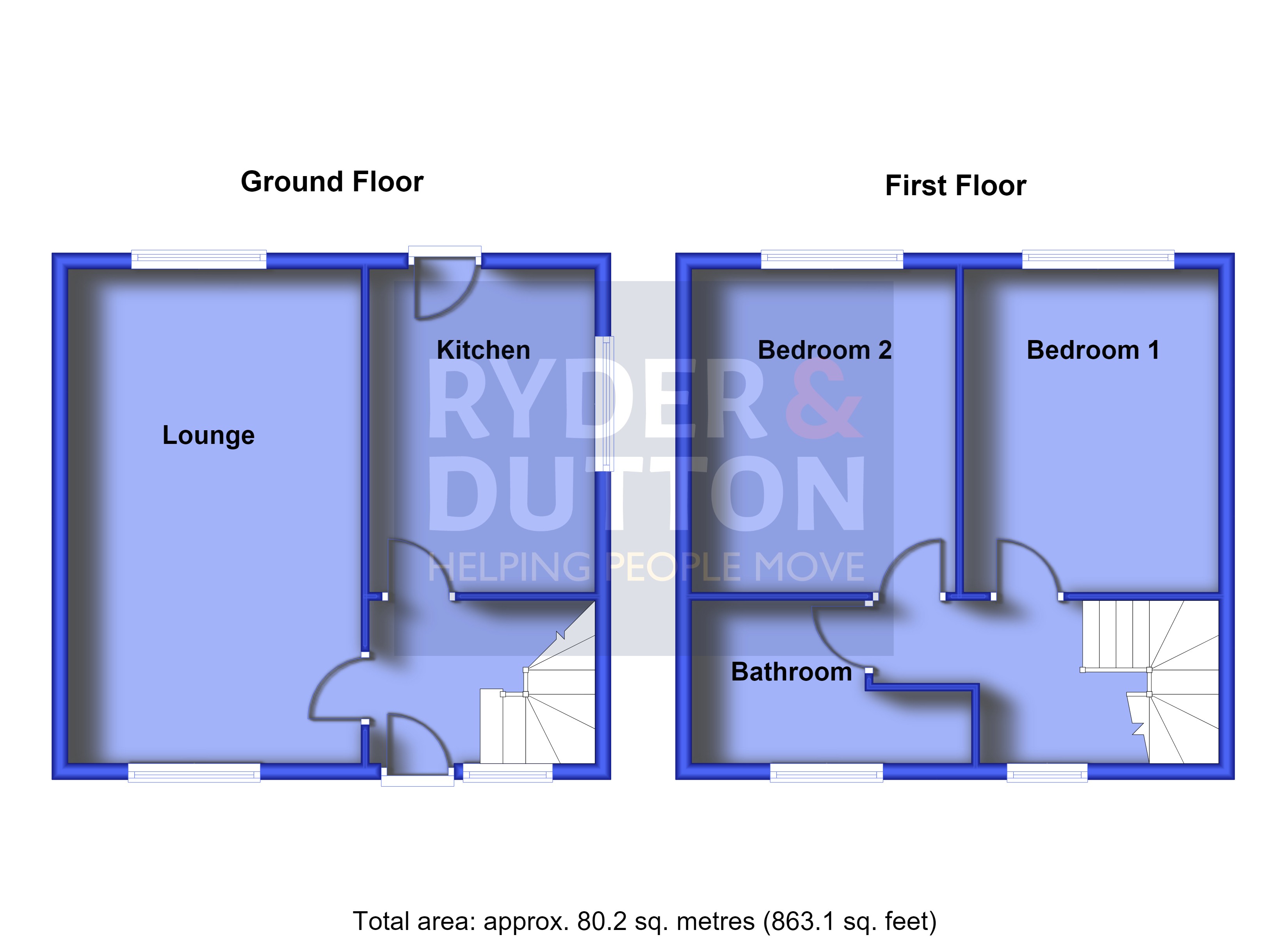 1, Glencoe Close, Greater Manchester floorplan