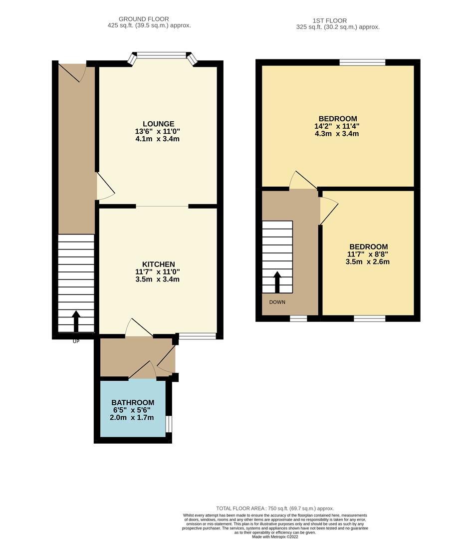46, Federation Road, London floorplan