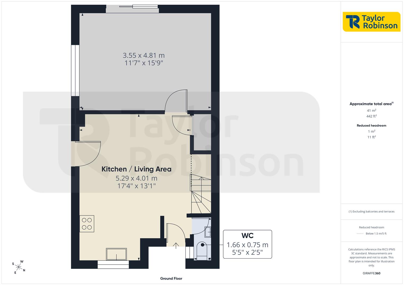 4, Southwark Close, Crawley floorplan