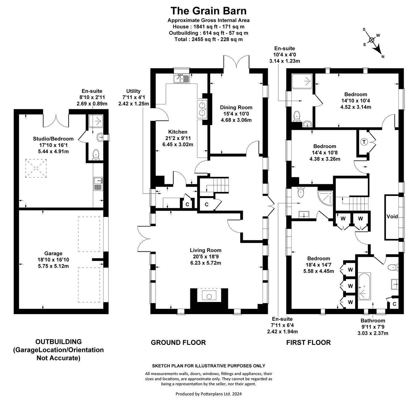 The Grain Barn, Hayden Lane, Cheltenham floorplan