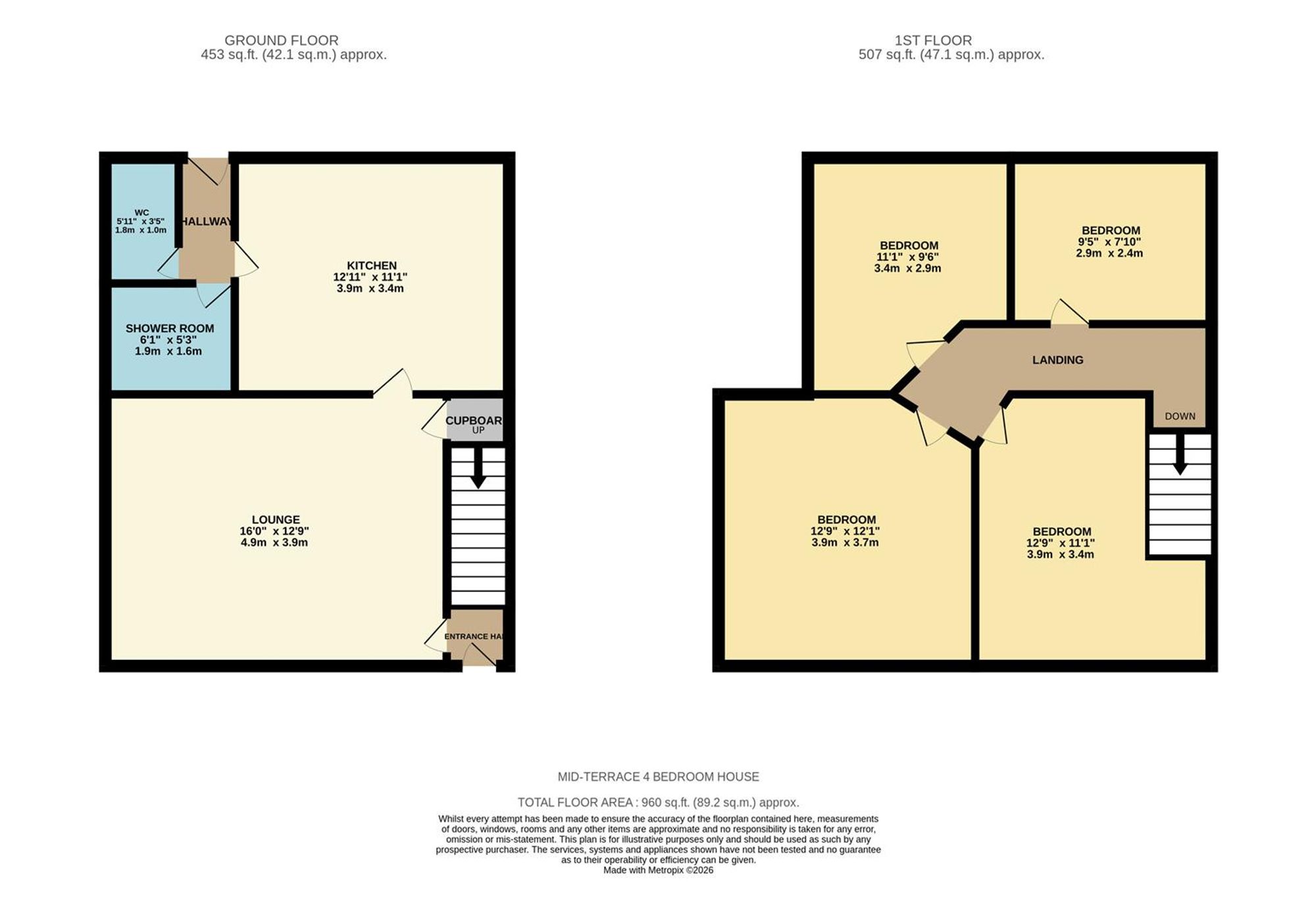 47 Gerard Avenue, Coventry floorplan