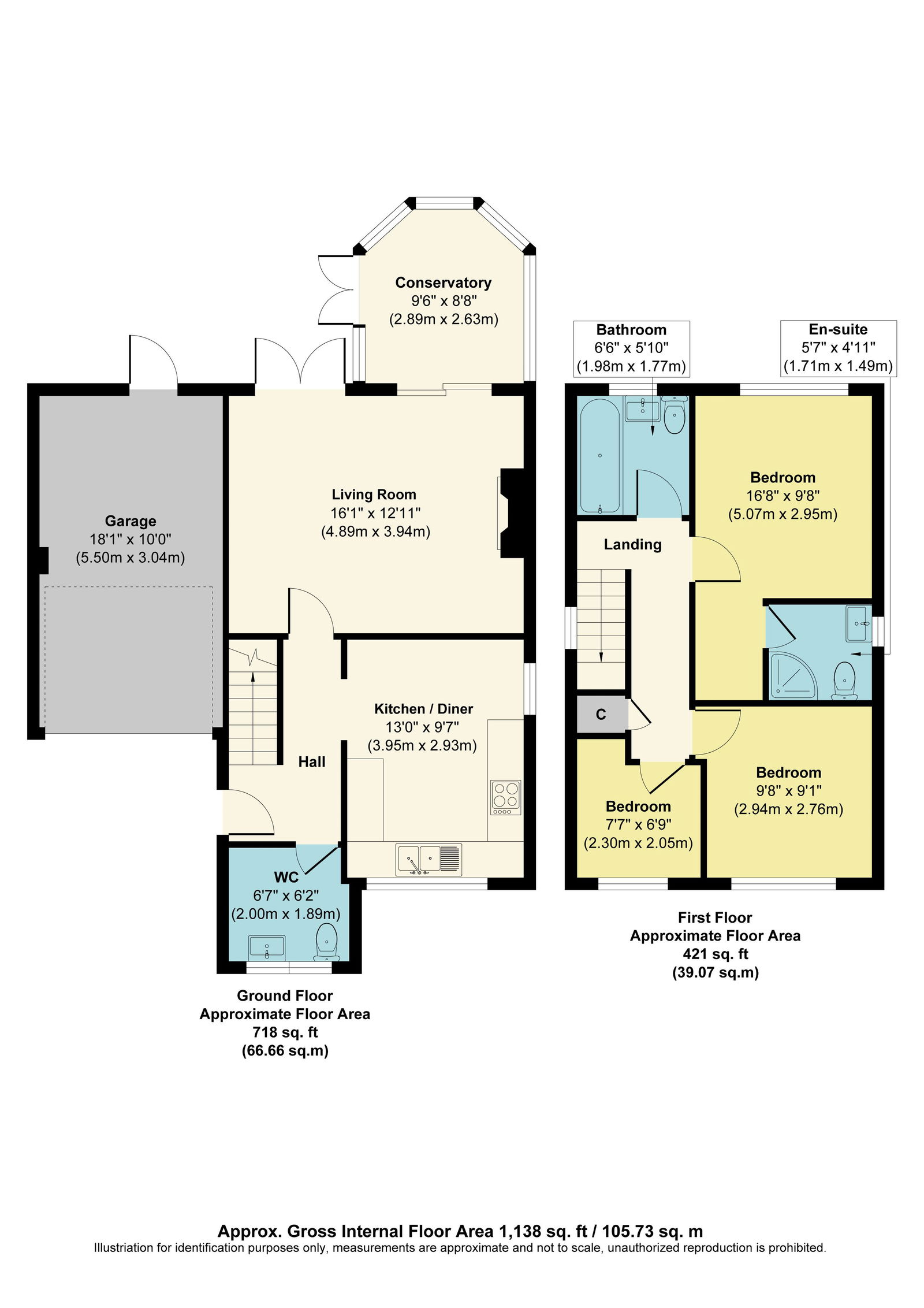 14, Maple Court, Ossett floorplan