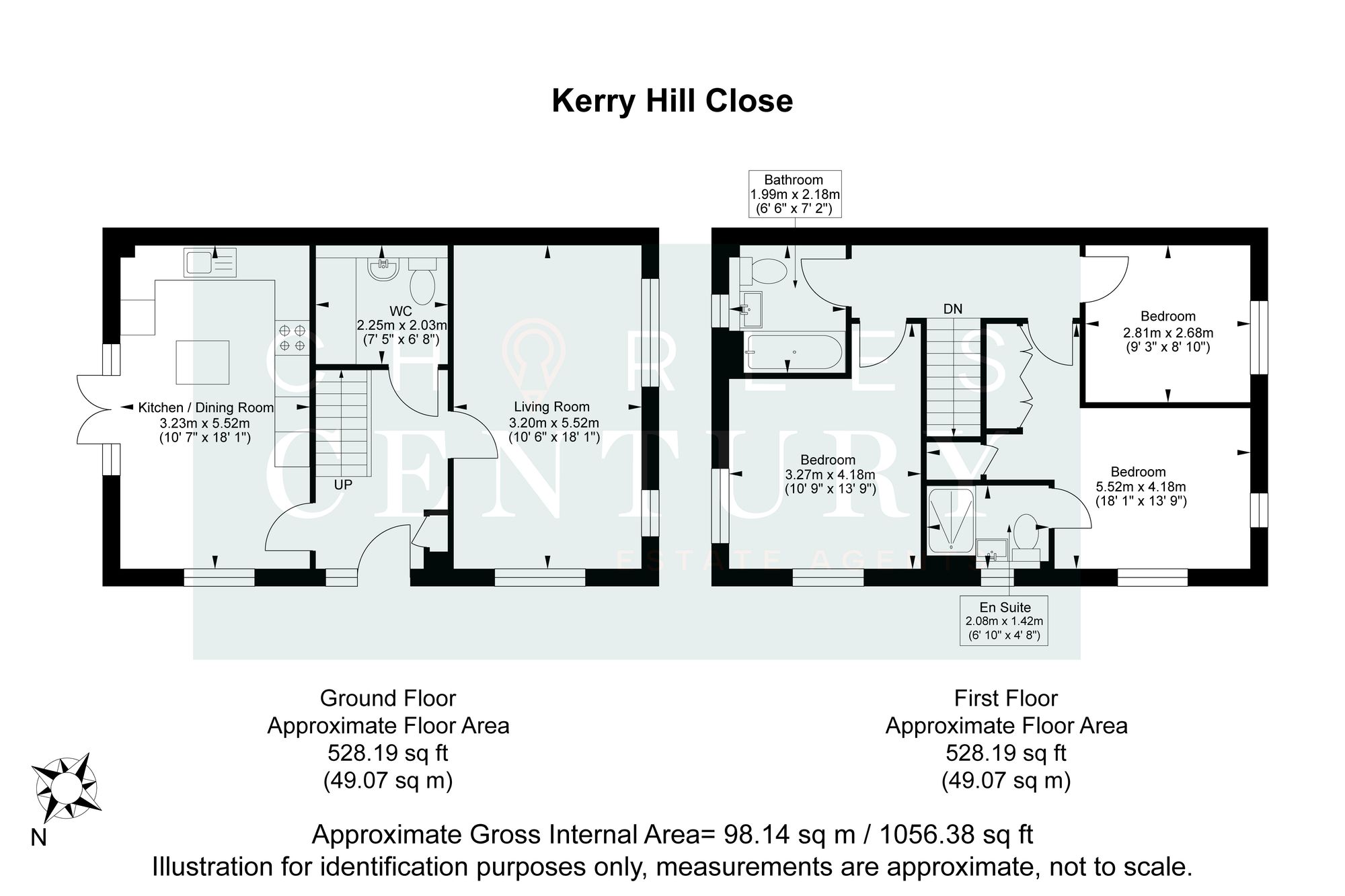 2 Kerry Hill Close, Hailsham floorplan