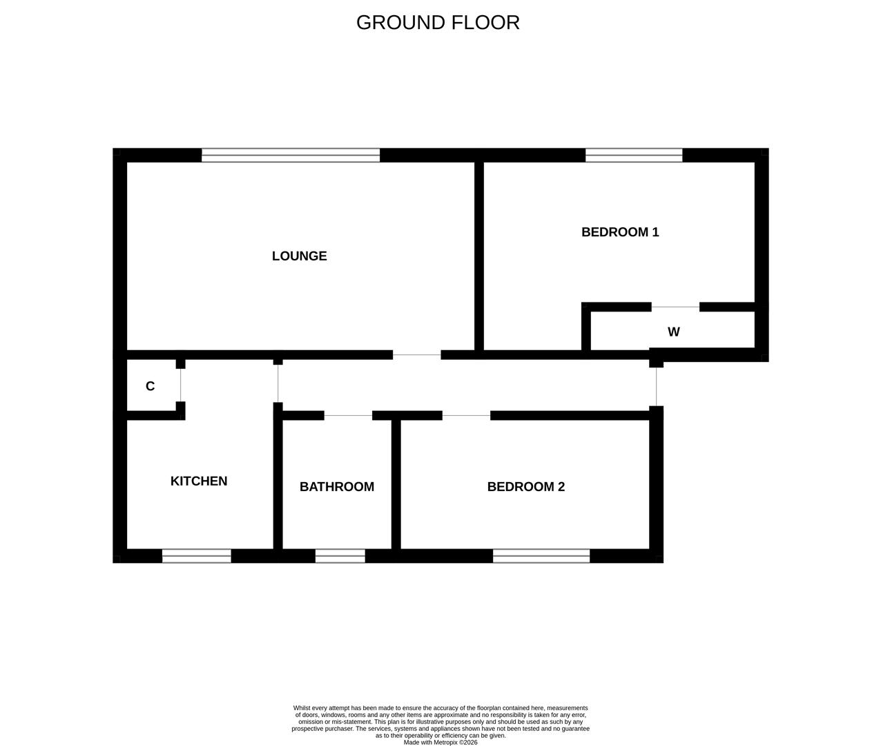 30, Poplar Street, Greenock floorplan