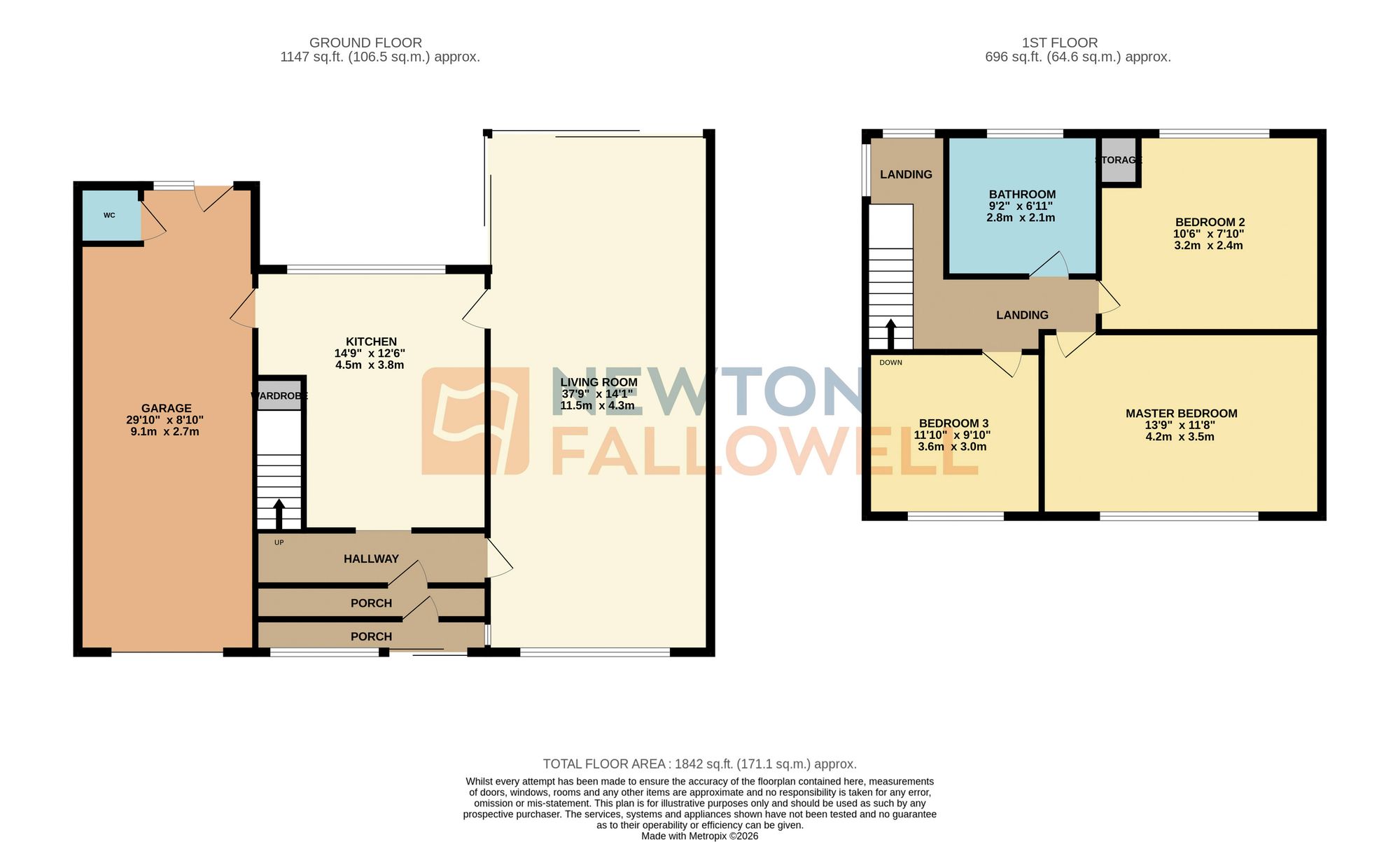 38 Kent Drive, Leicester floorplan