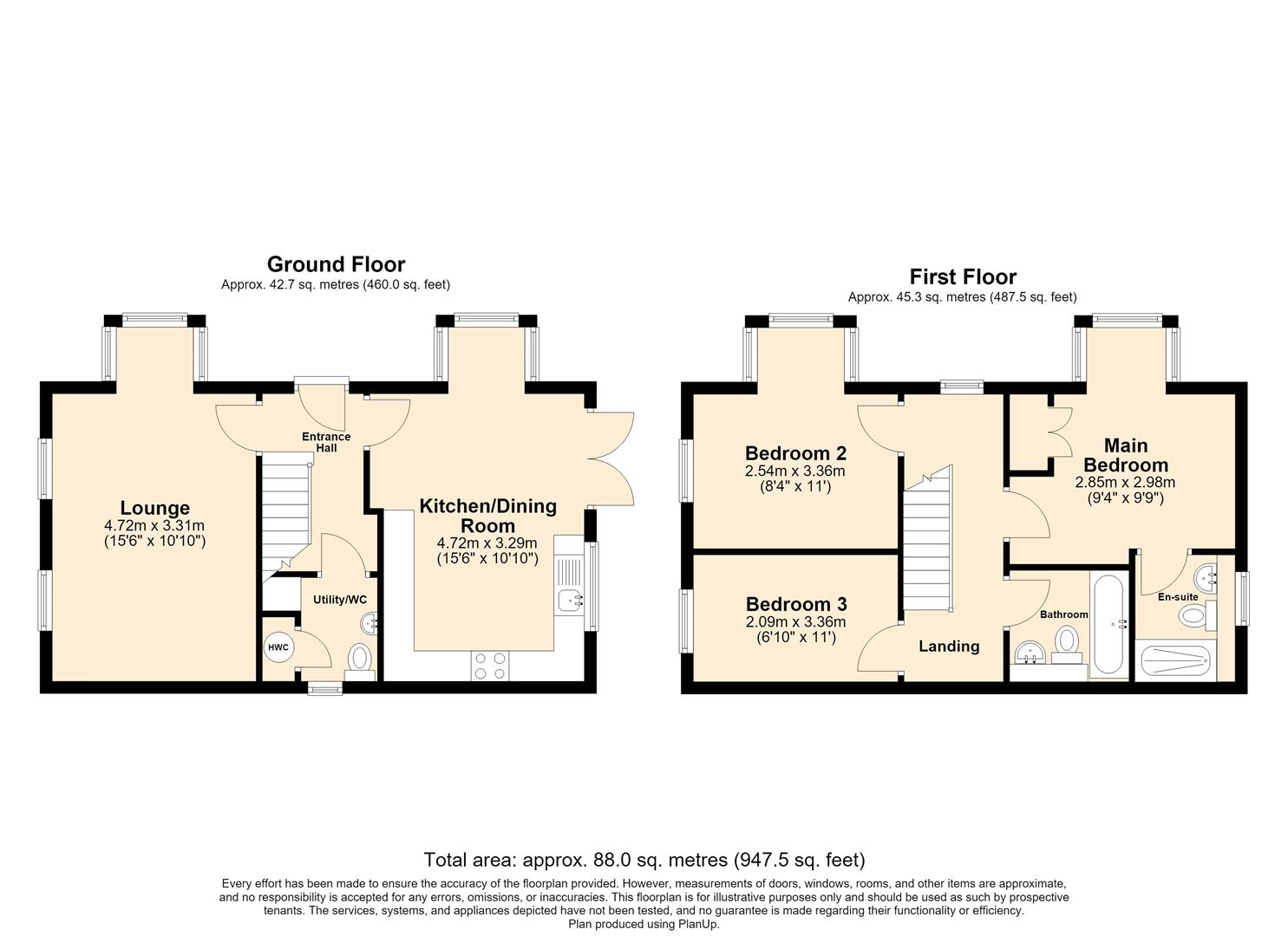 10, Rowan Way, Cringleford floorplan