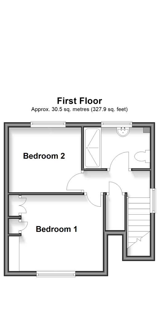 Laceys Lane, Niton floorplan