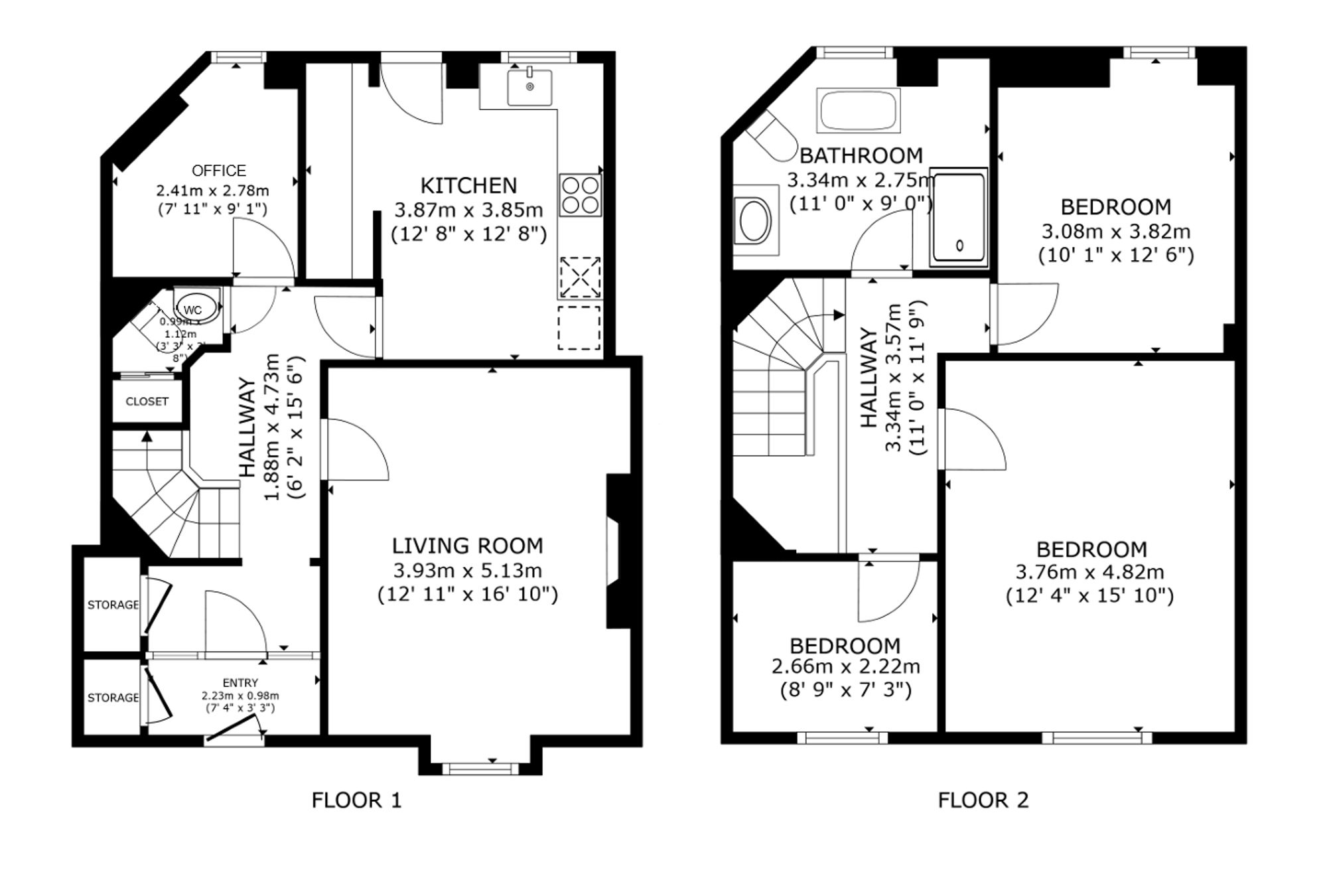 Auld Brig Store, Stirling floorplan