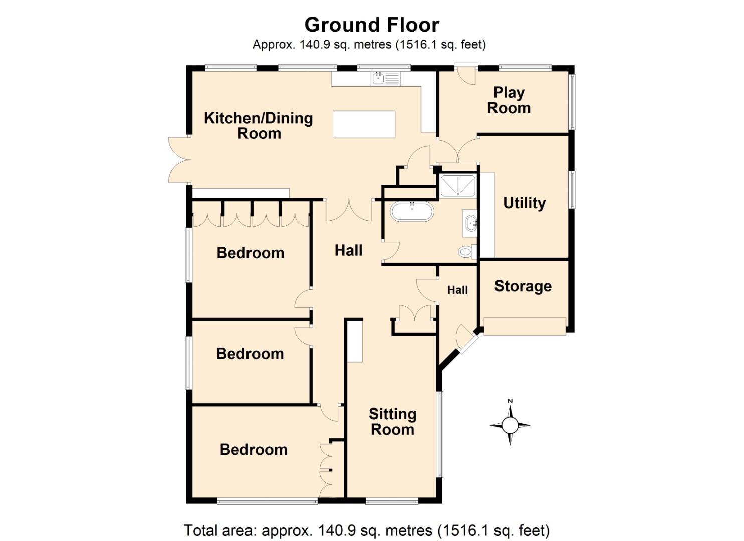 27, Tritton Gardens, Romney Marsh floorplan