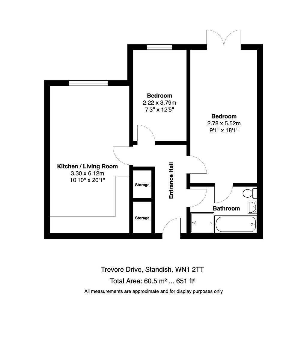 44 Trevore Drive, Standish, Wigan floorplan