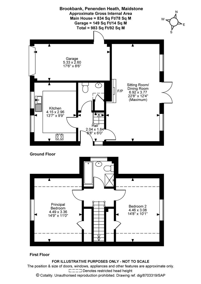 10, Brookbank, Maidstone floorplan