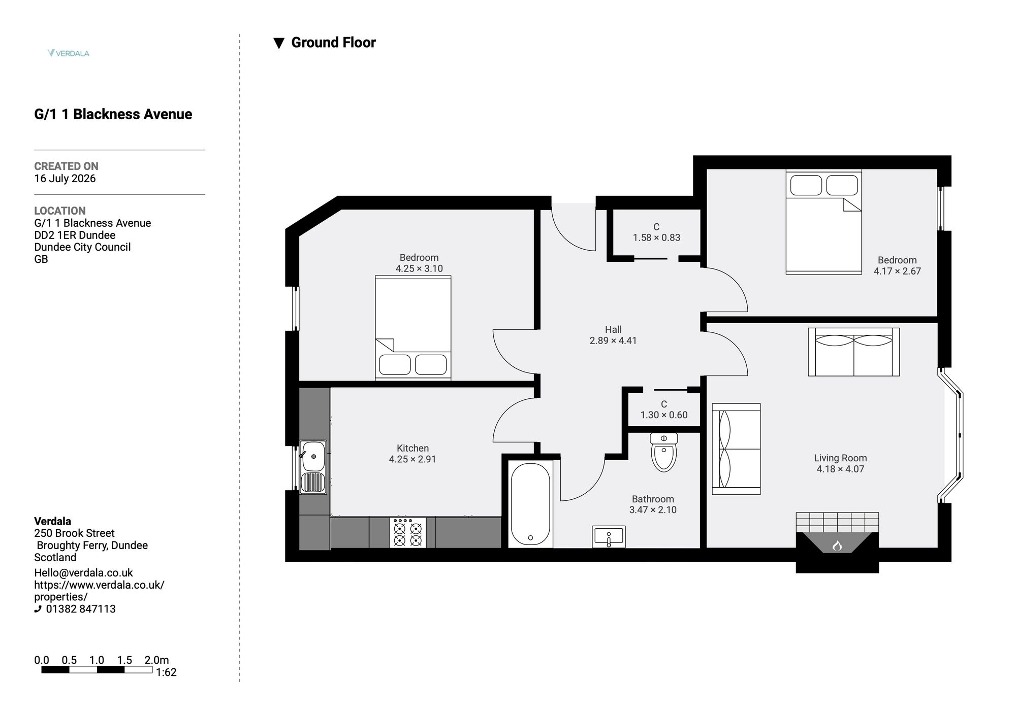 G/1, Dundee floorplan