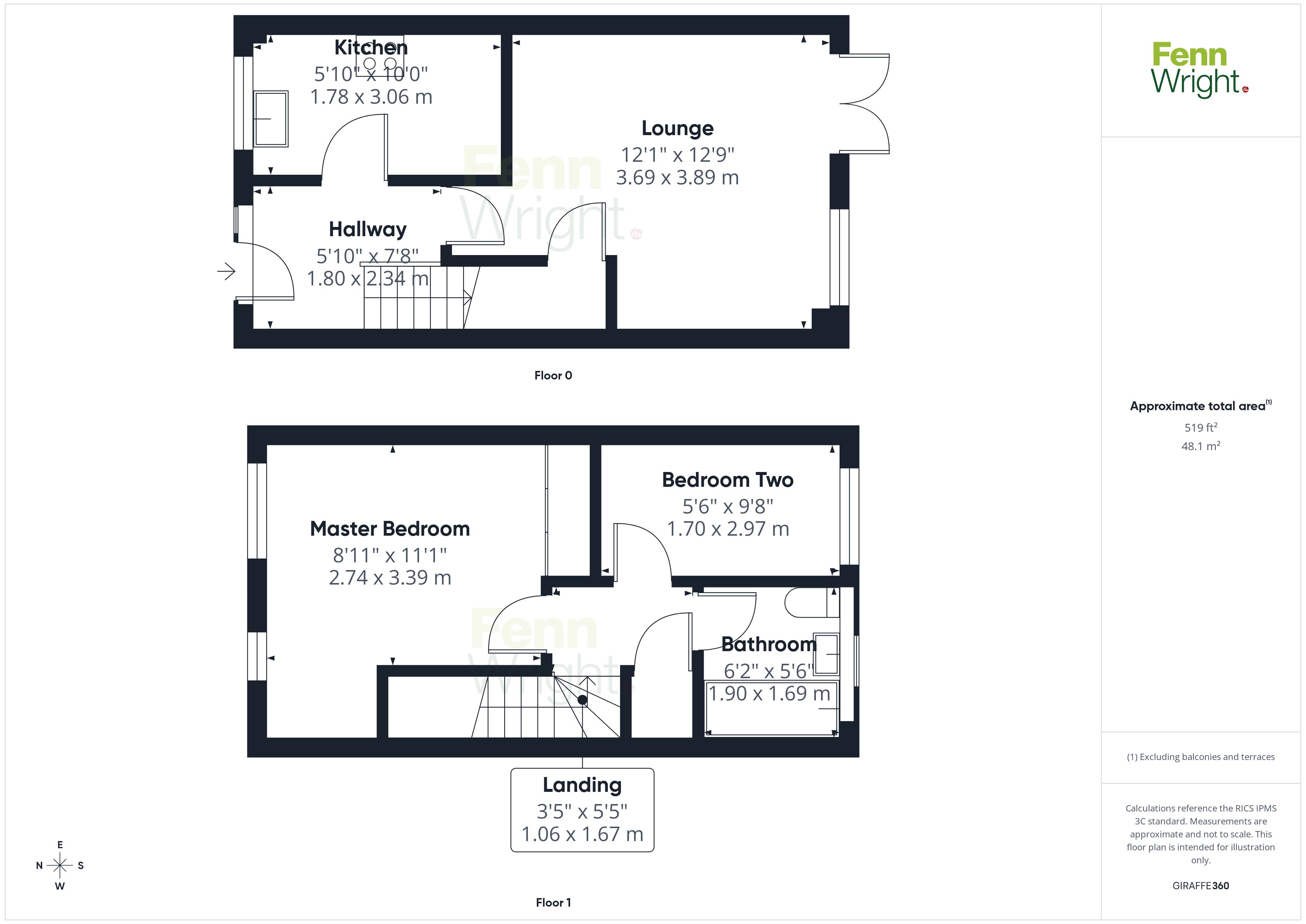 53, Temple Pattle, Manningtree floorplan