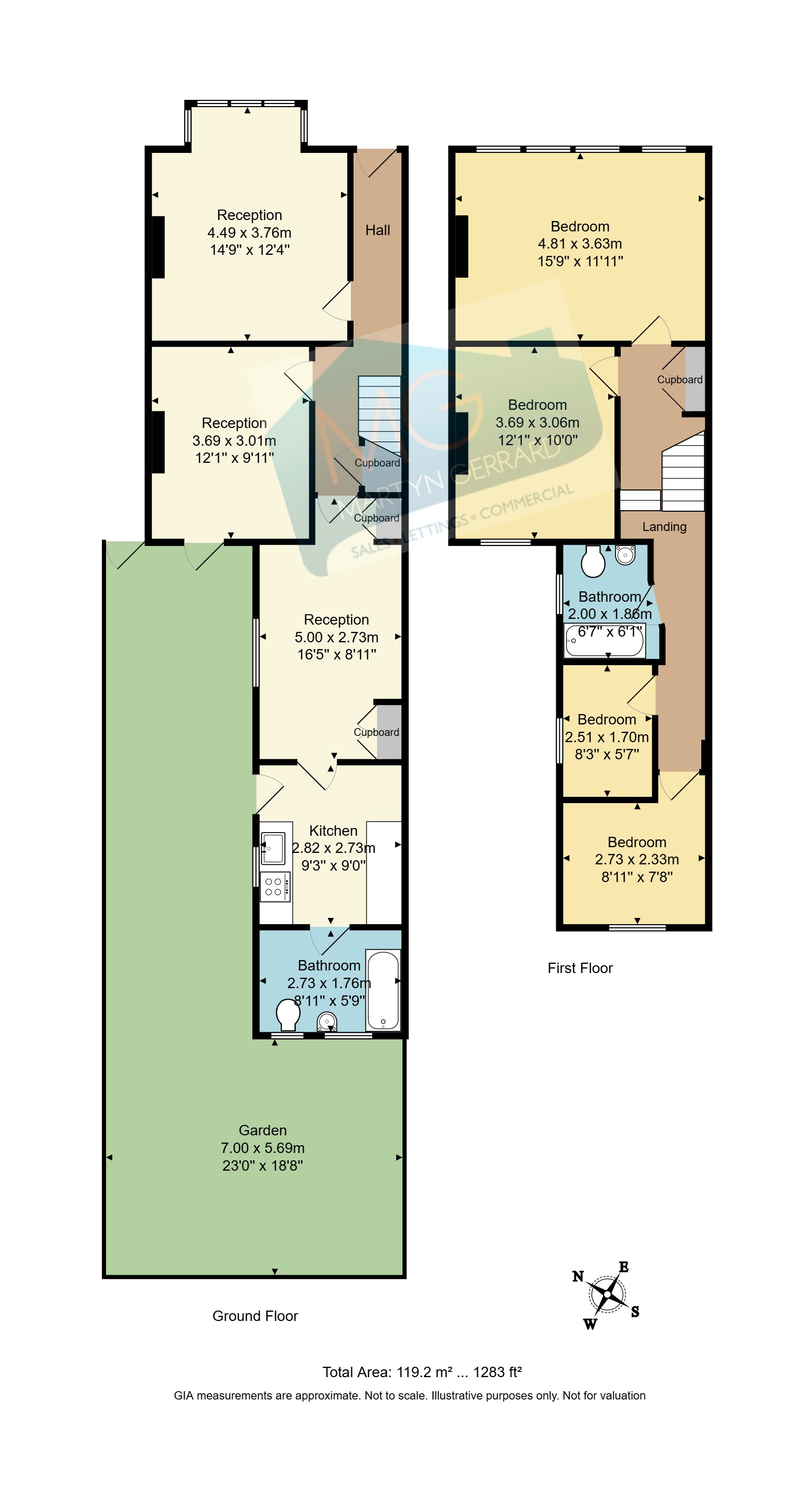 321, Wightman Road, London floorplan