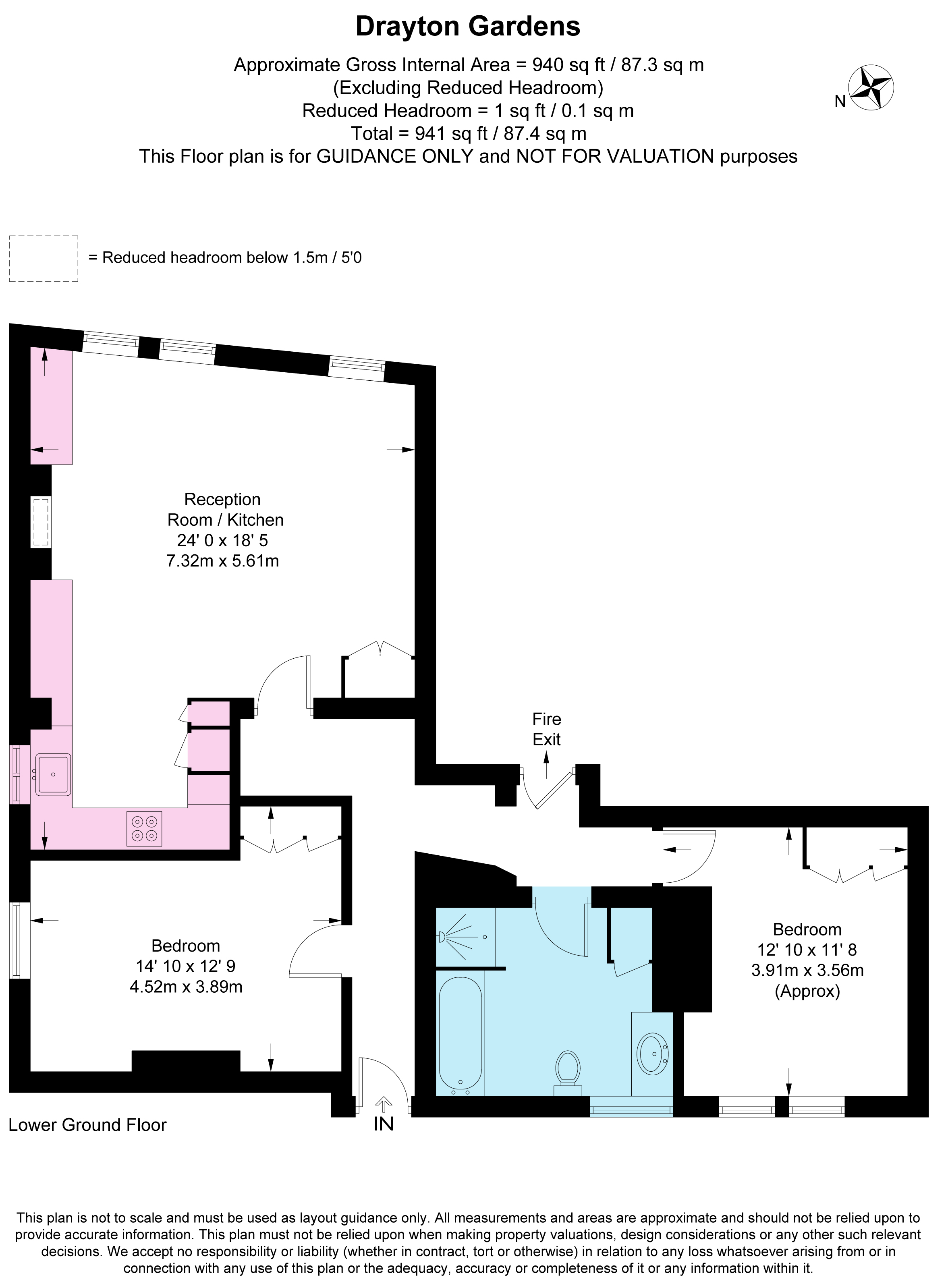 14, 49, Drayton Gardens, London floorplan