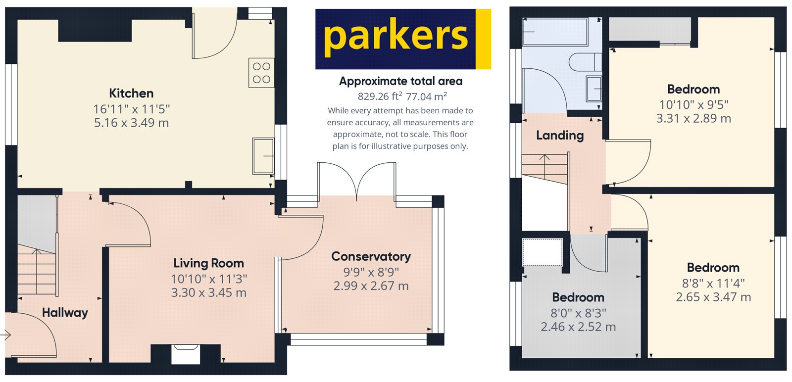 45, Brizewood, Oxfordshire floorplan