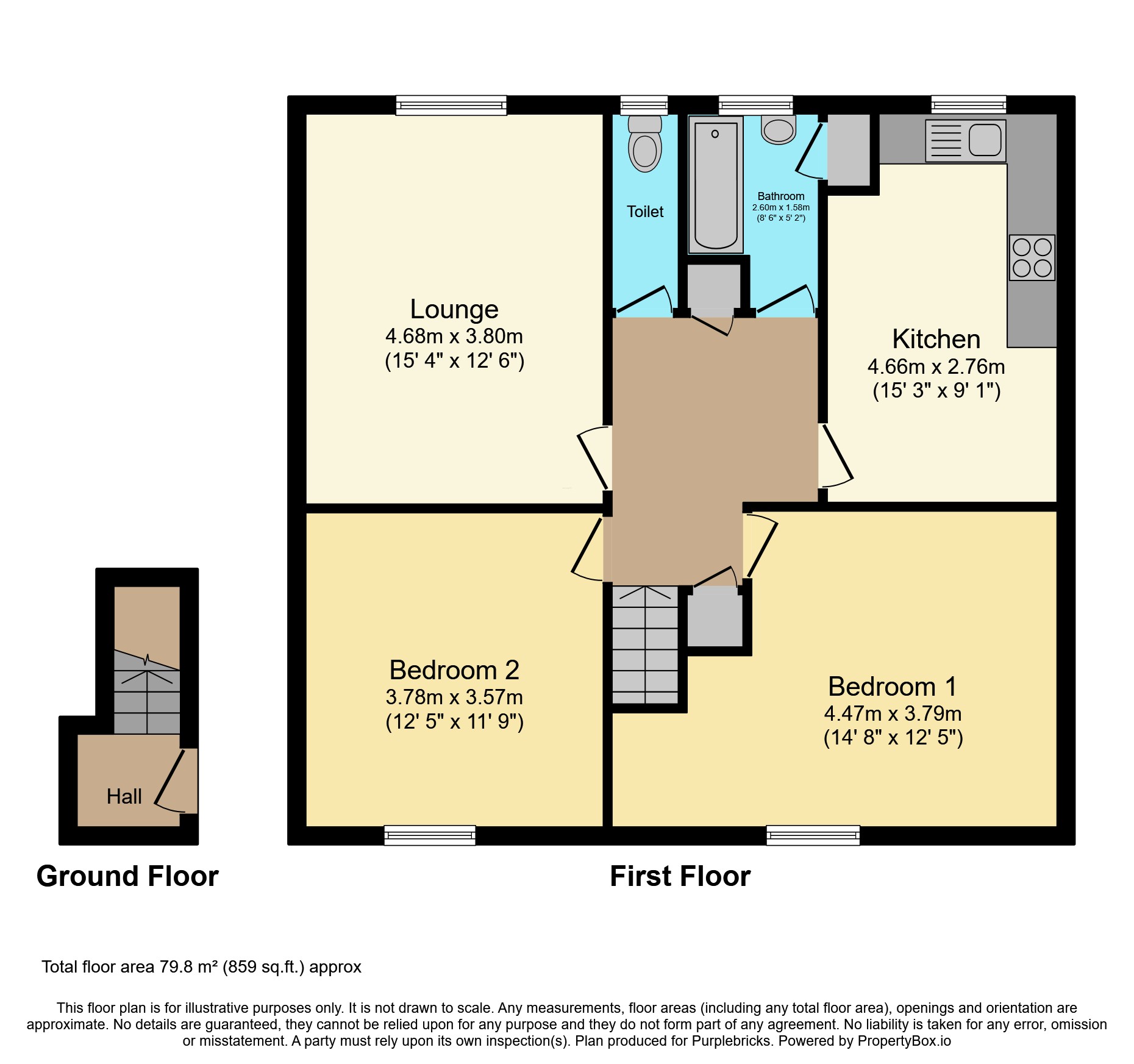 38, Perseus Place, Waterlooville floorplan
