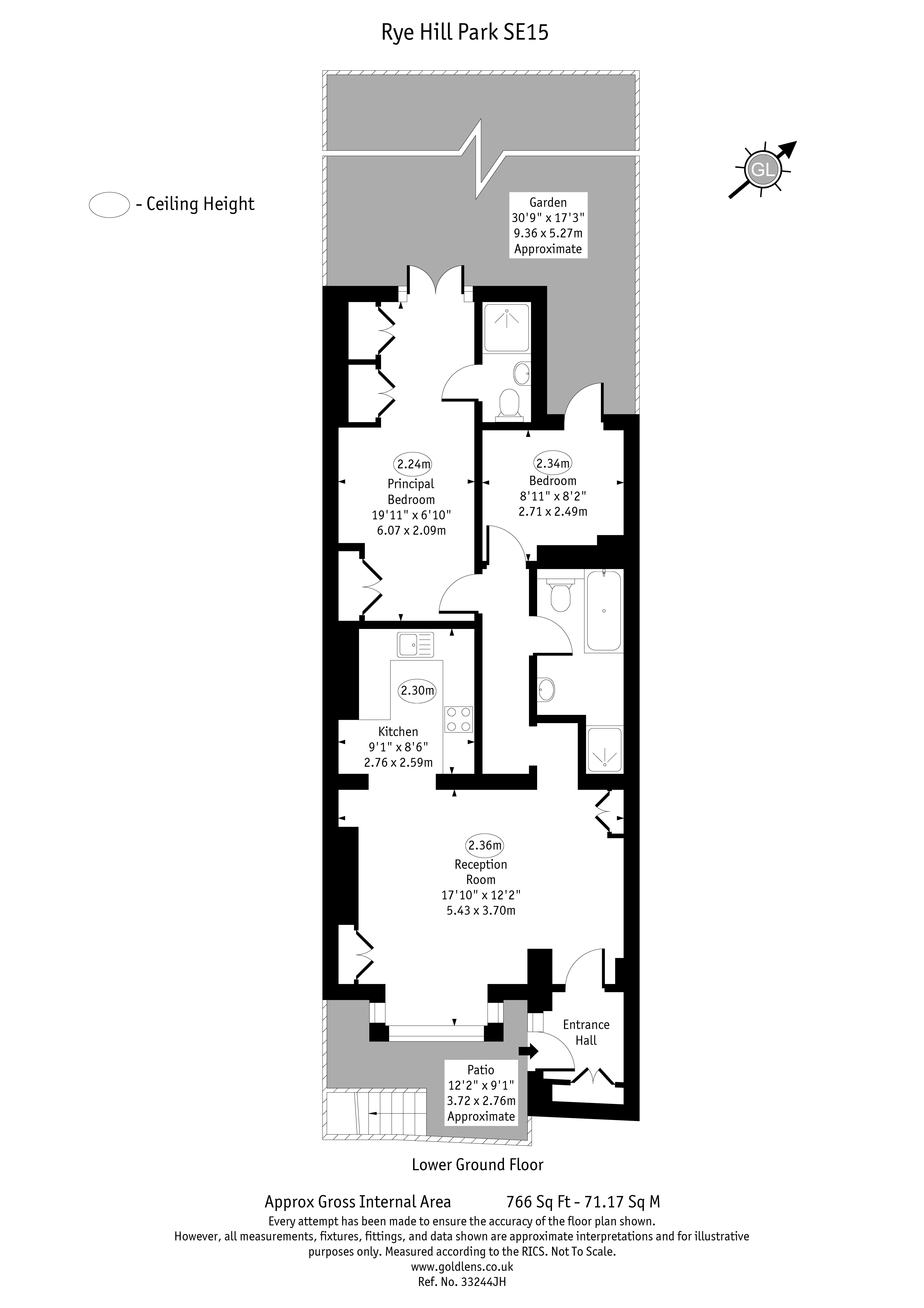 39a, Rye Hill Park, London floorplan