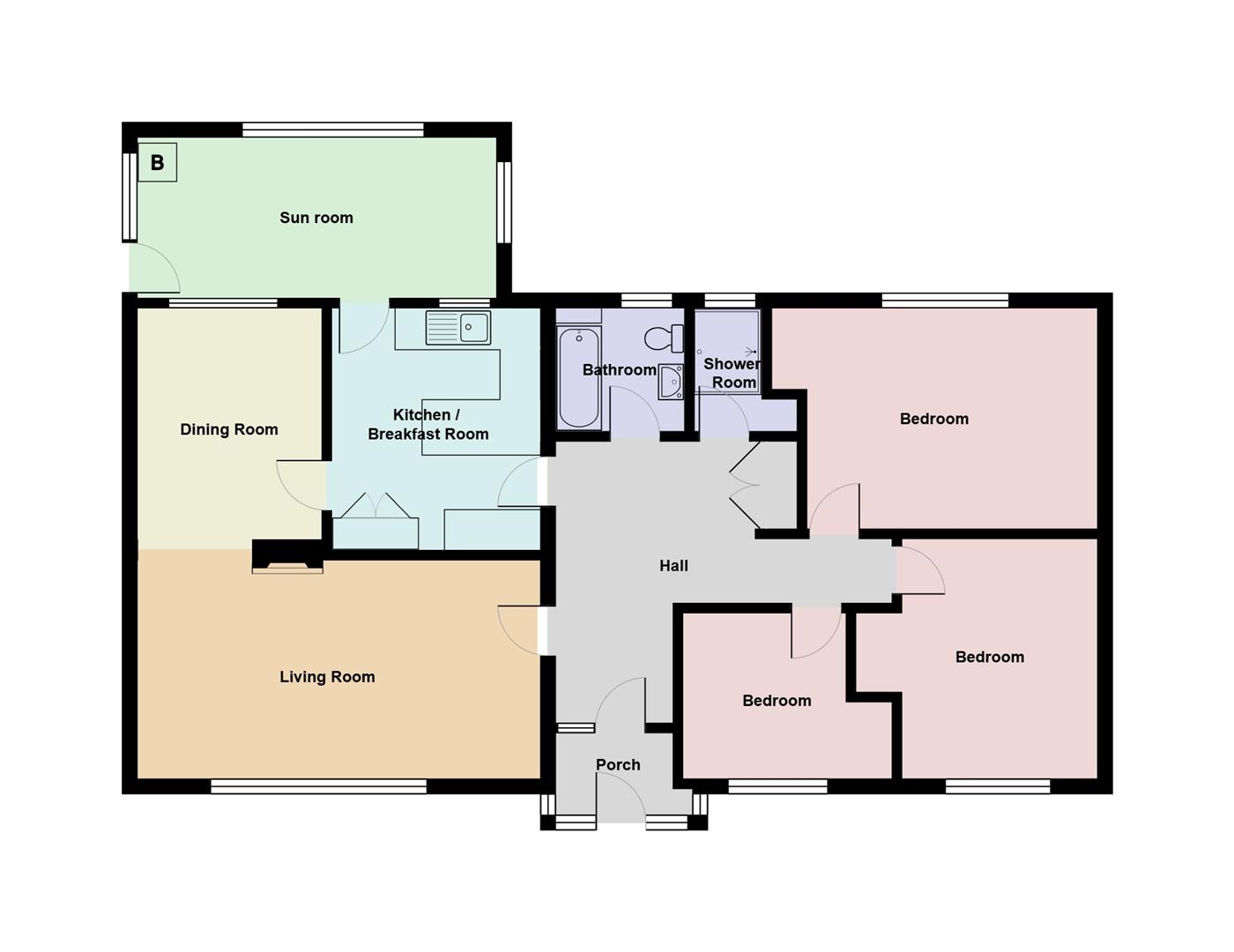 Springmead Farm, St. Clears floorplan
