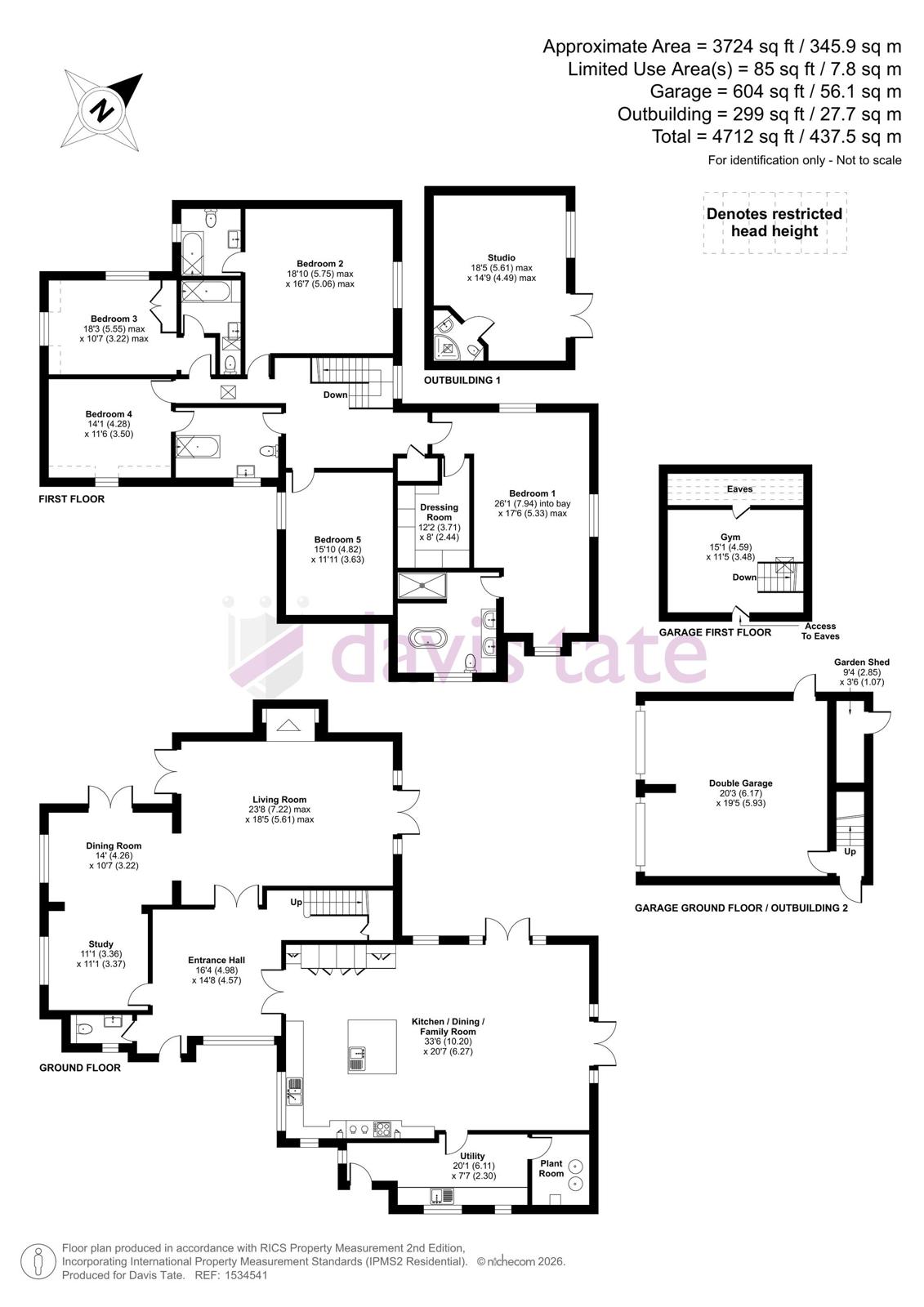 New Mill Lane, Hook floorplan