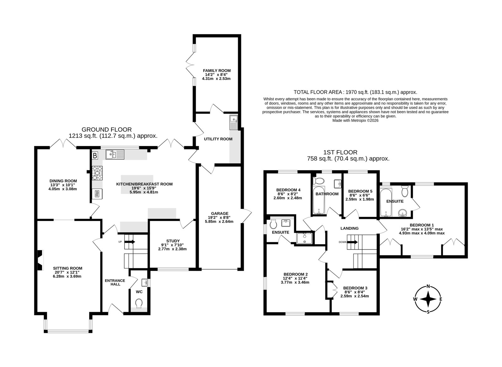 Dovedale, Tichborne Down, Alresford floorplan
