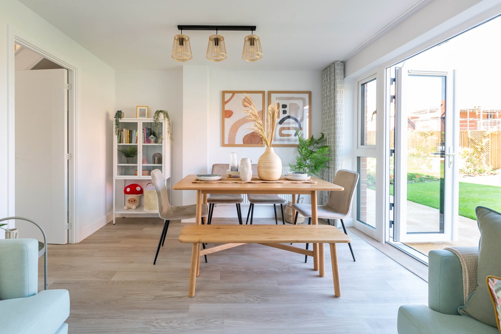 French Doors Open From The Dining Area