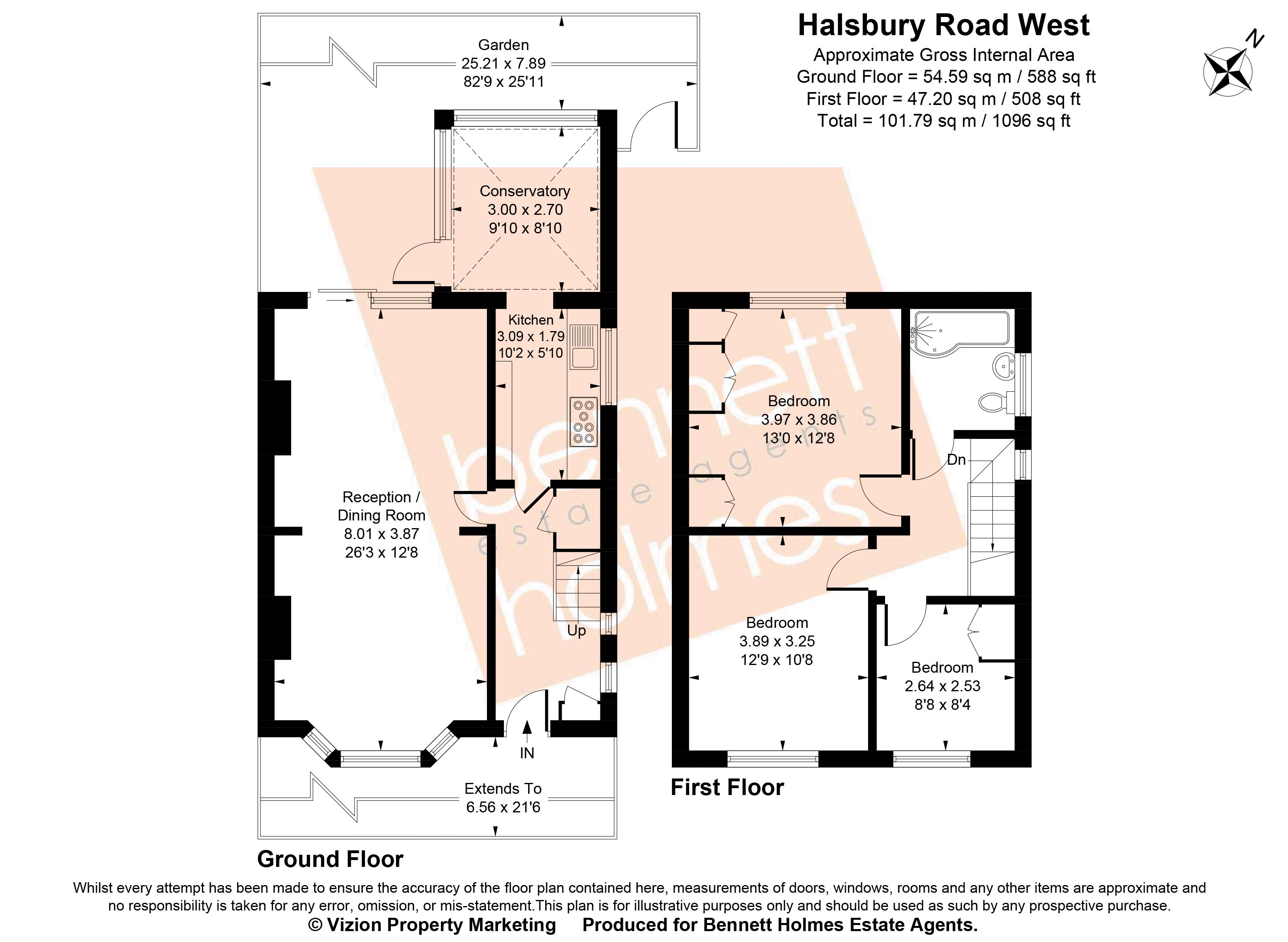 29, Halsbury Road West, Northolt floorplan