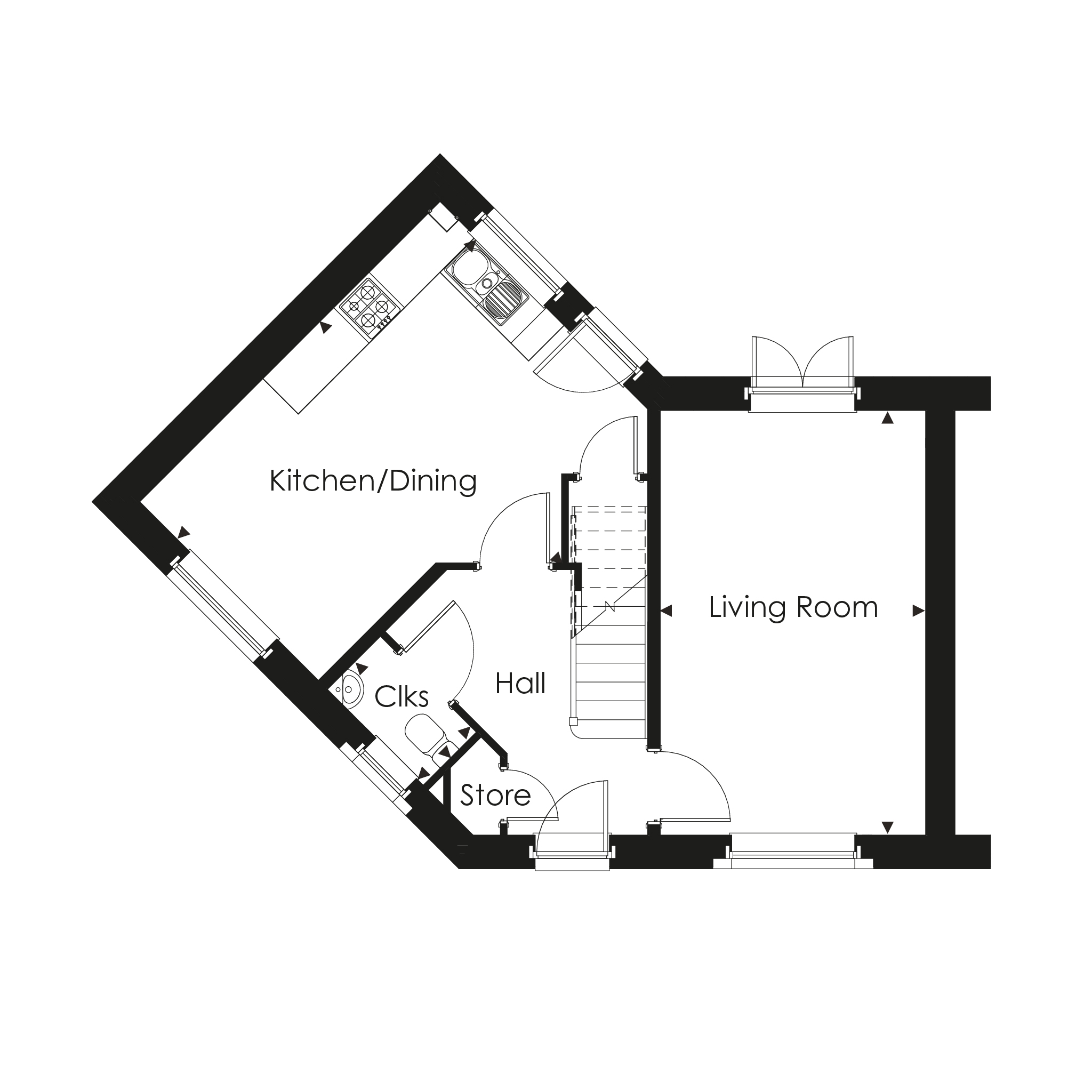 Off Bedwellty Road, Aberbargoed floorplan