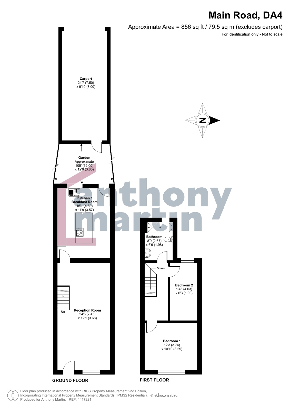 152, Main Road, Dartford floorplan